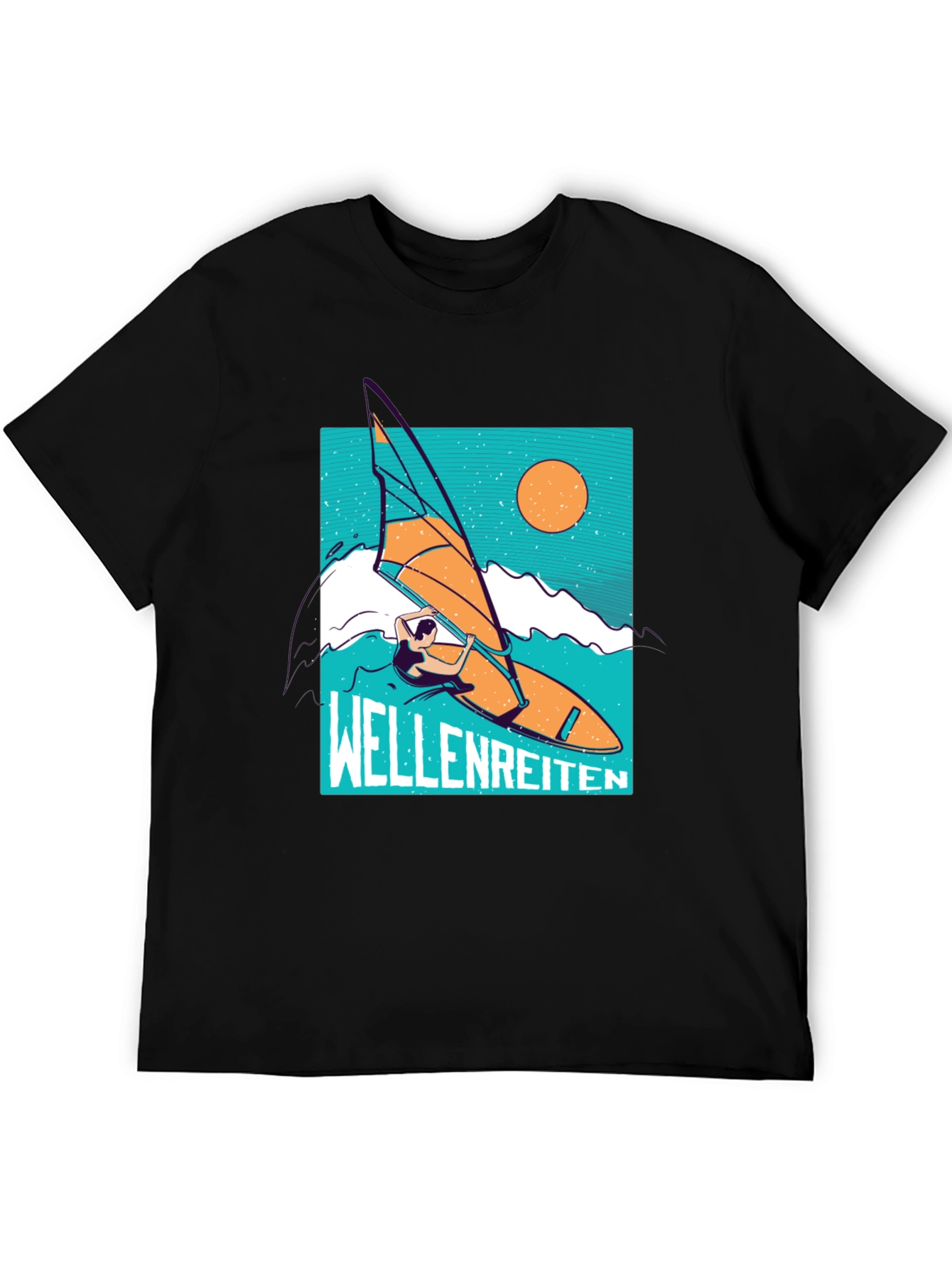 Wellenreiten T-Shirt - Windsurfing Graphic Tee