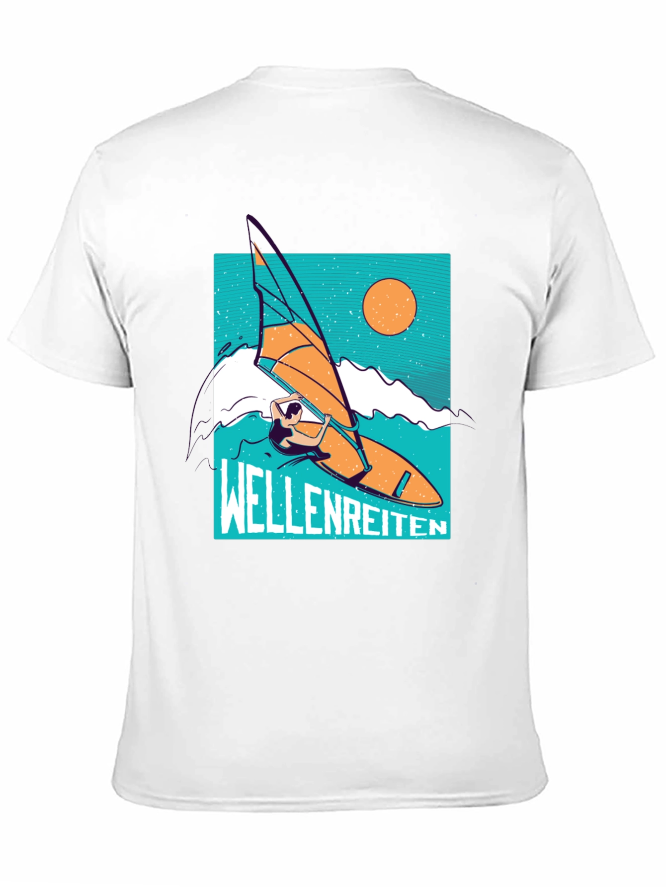 Wellenreiten T-Shirt - Windsurfing Graphic Tee