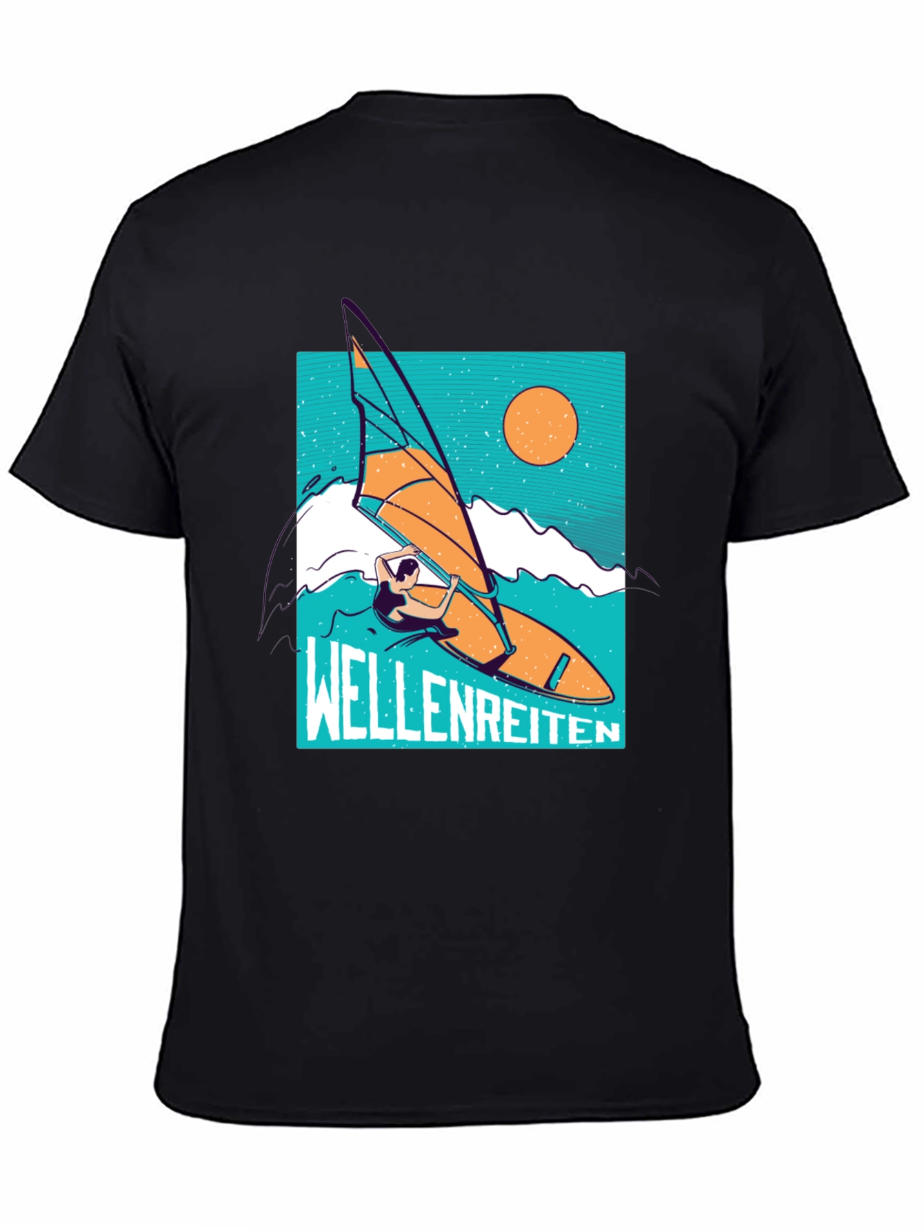 Wellenreiten T-Shirt - Windsurfing Graphic Tee