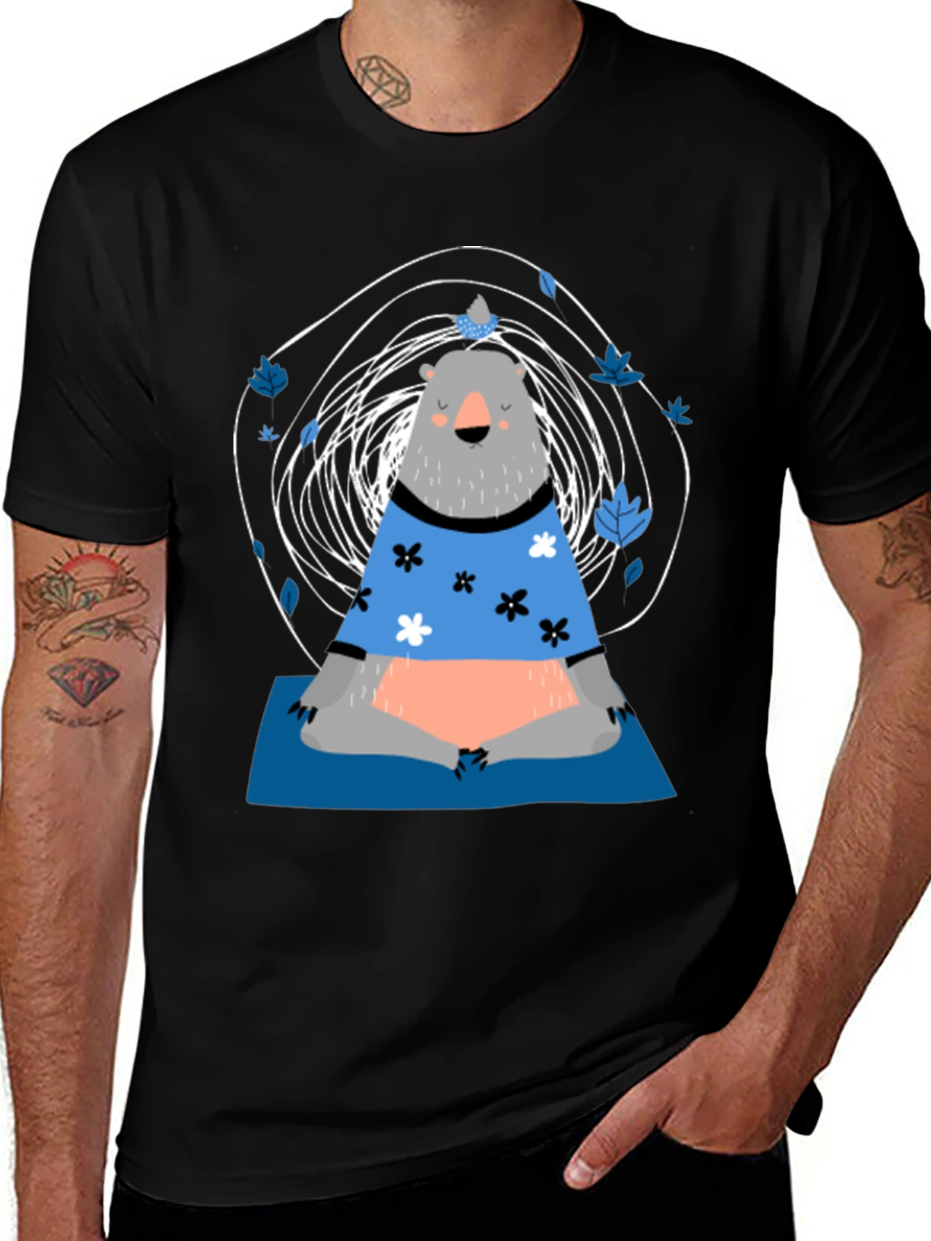 Zen Bear Graphic Tee