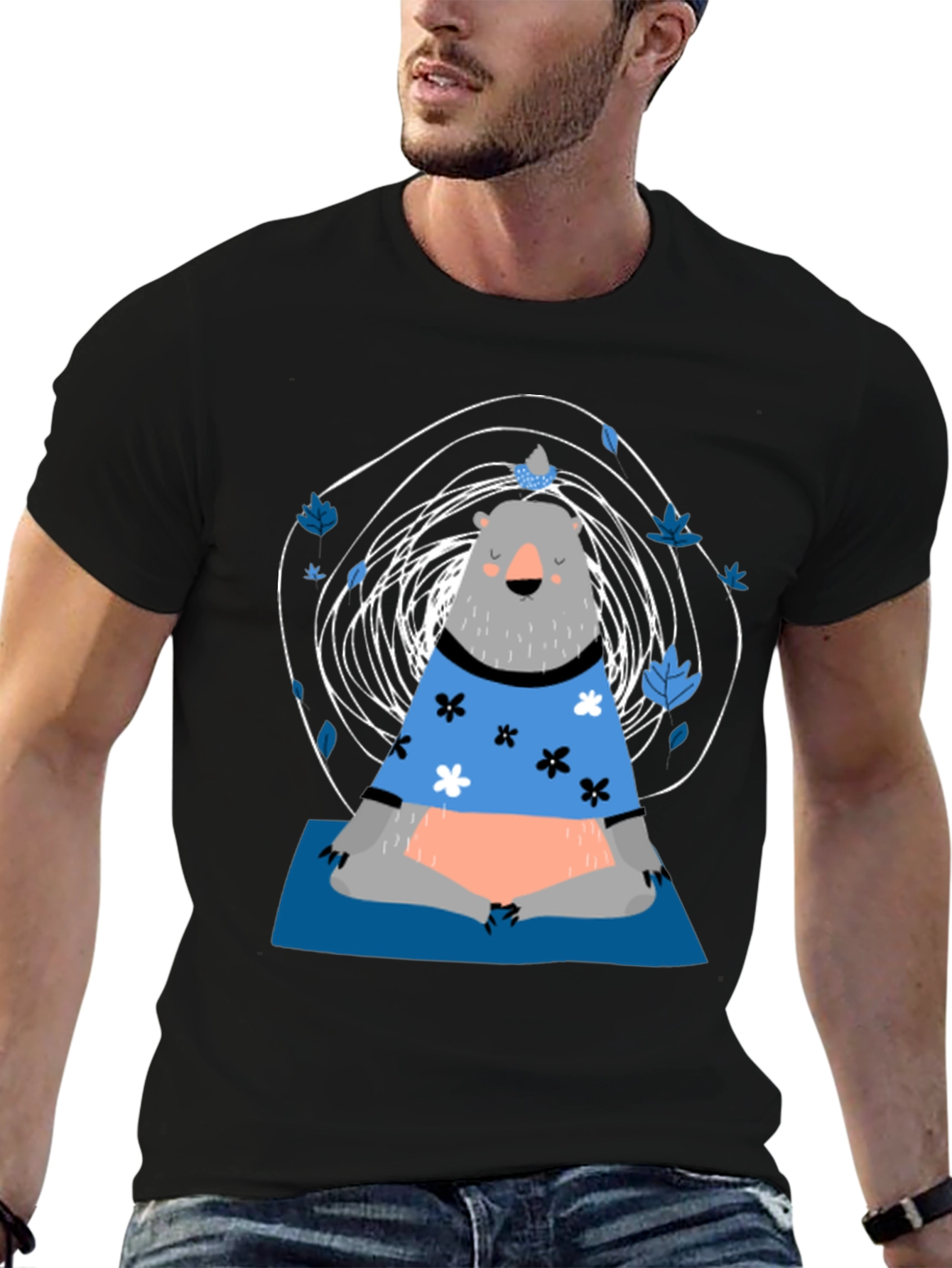 Zen Bear Graphic Tee