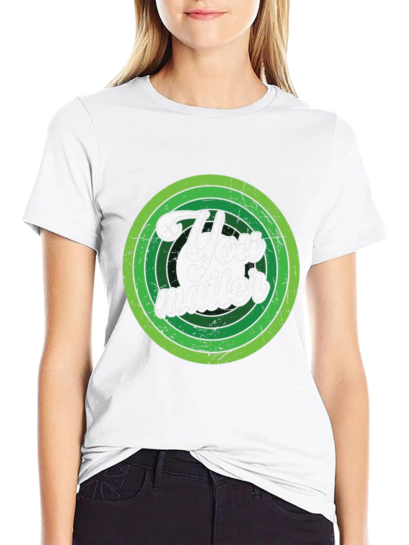 You Matter Graphic Tee - Mens Black T-Shirt
