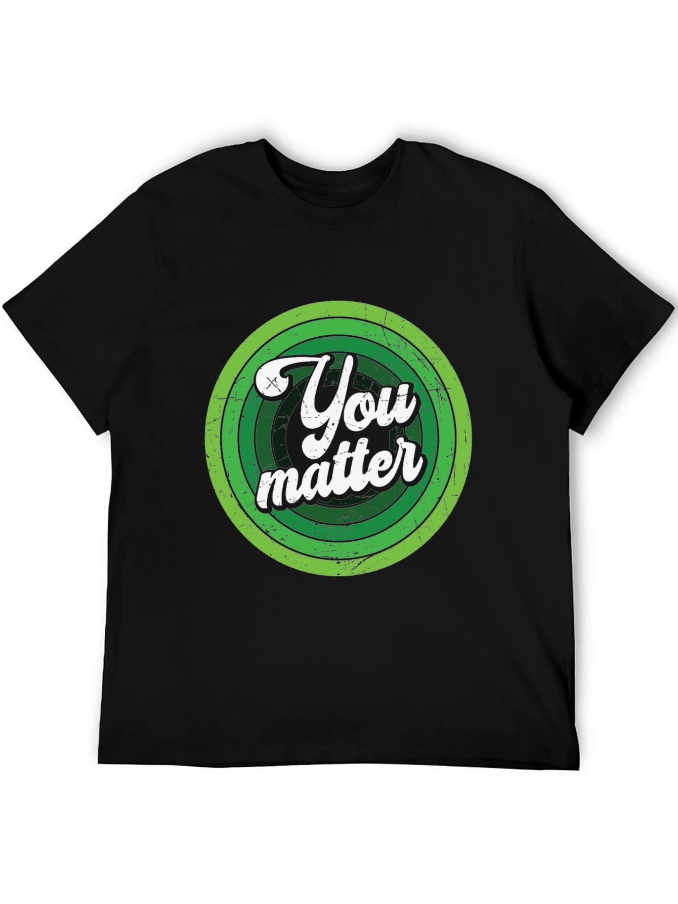 You Matter Graphic Tee - Mens Black T-Shirt