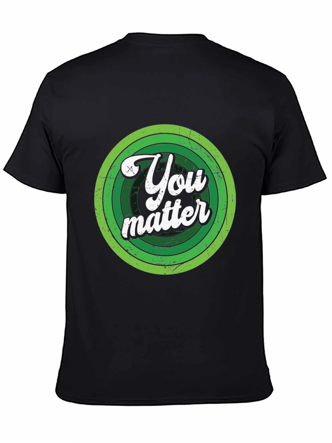 You Matter Graphic Tee - Mens Black T-Shirt