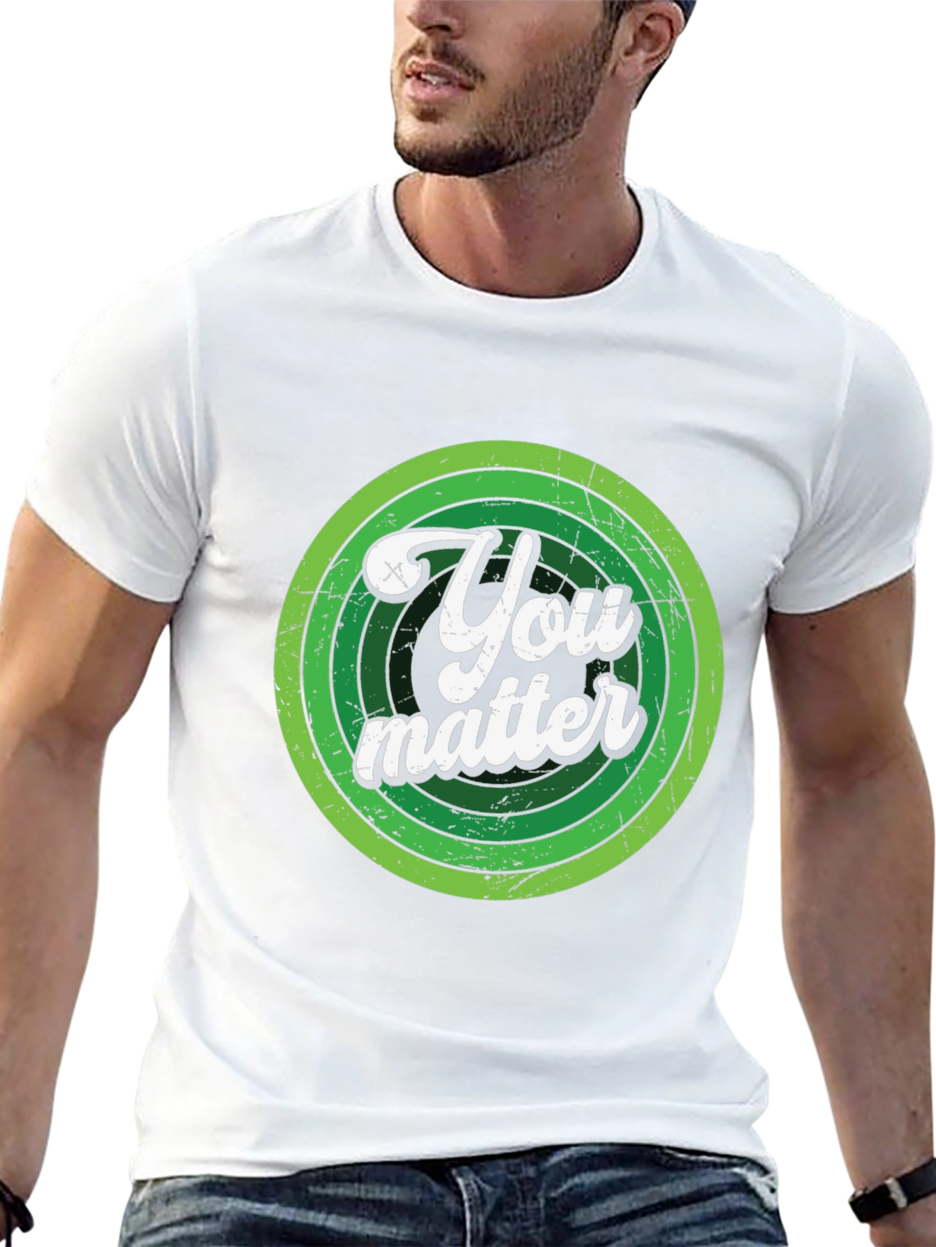 You Matter Graphic Tee - Mens Black T-Shirt