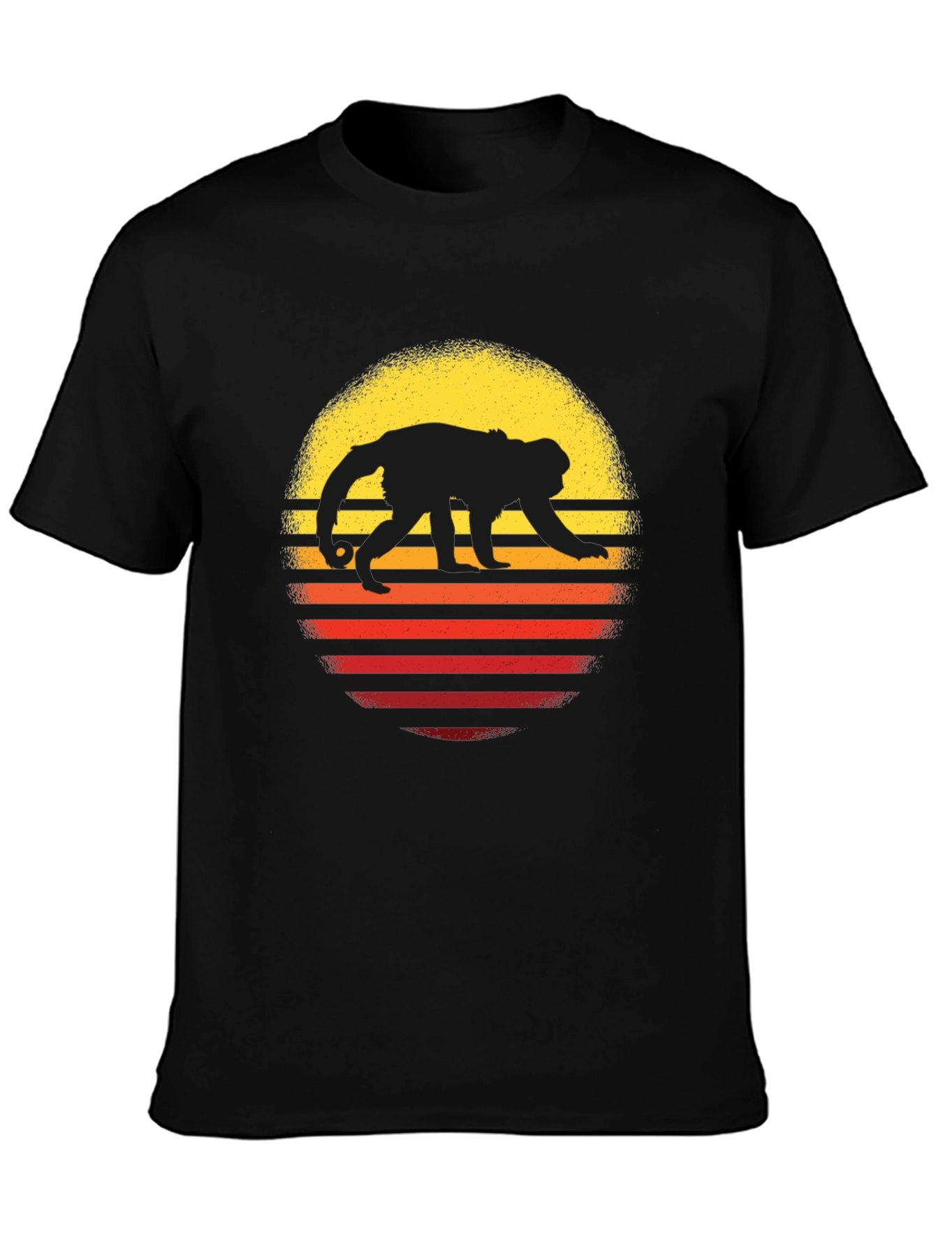 Retro Monkey Sunset T-Shirt