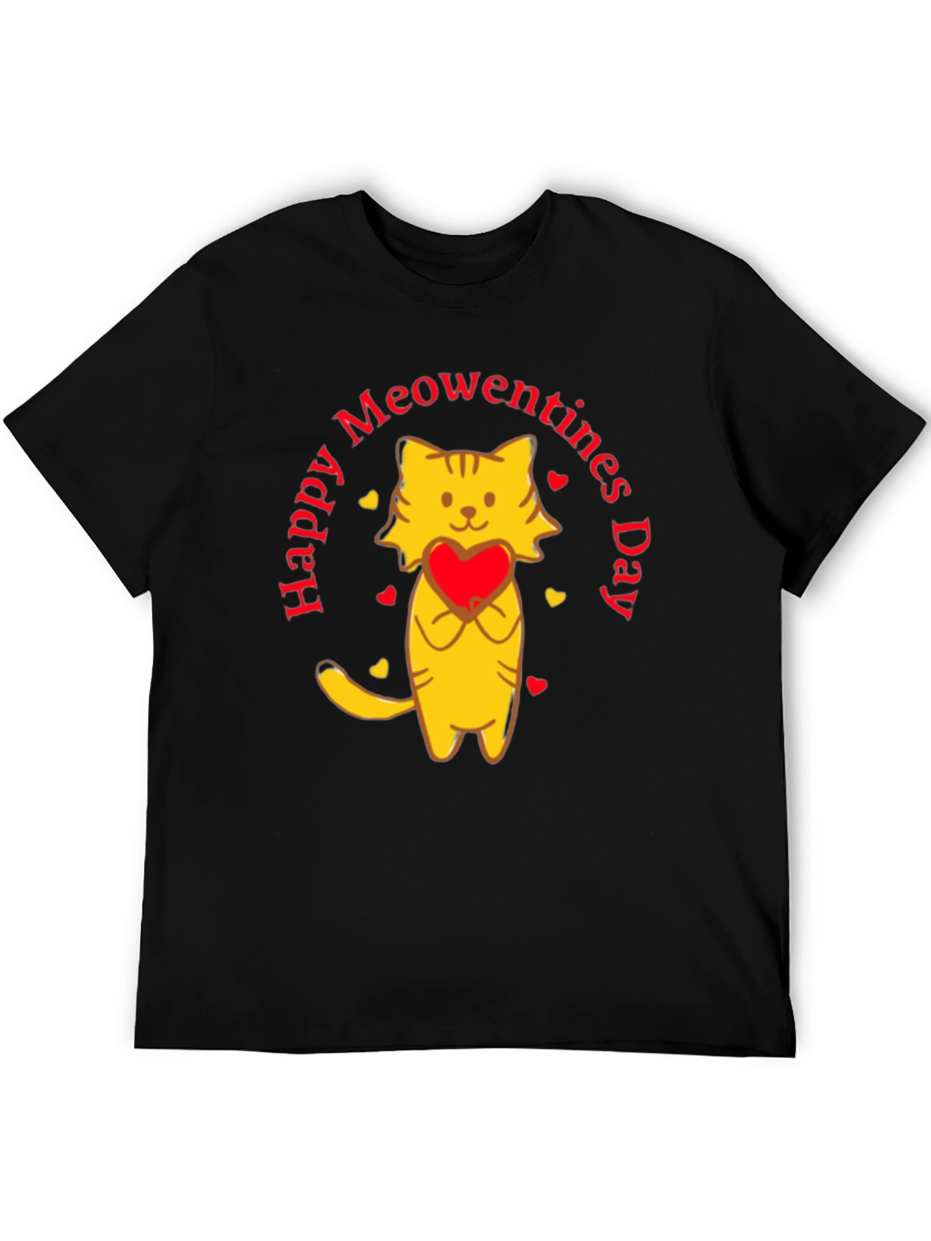 Meowentines Day T-Shirt - Valentines Cat Tee