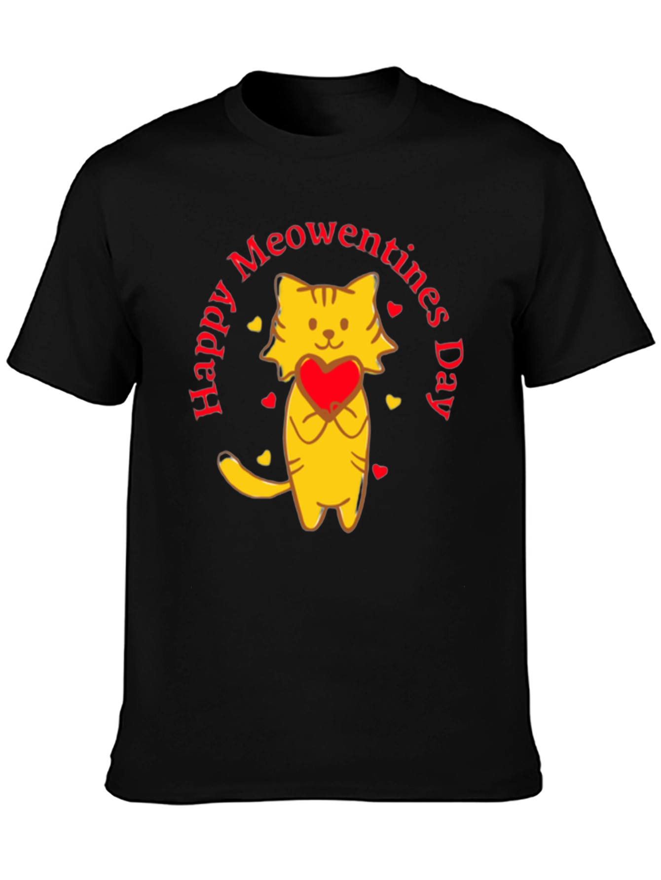 Meowentines Day T-Shirt - Valentines Cat Tee