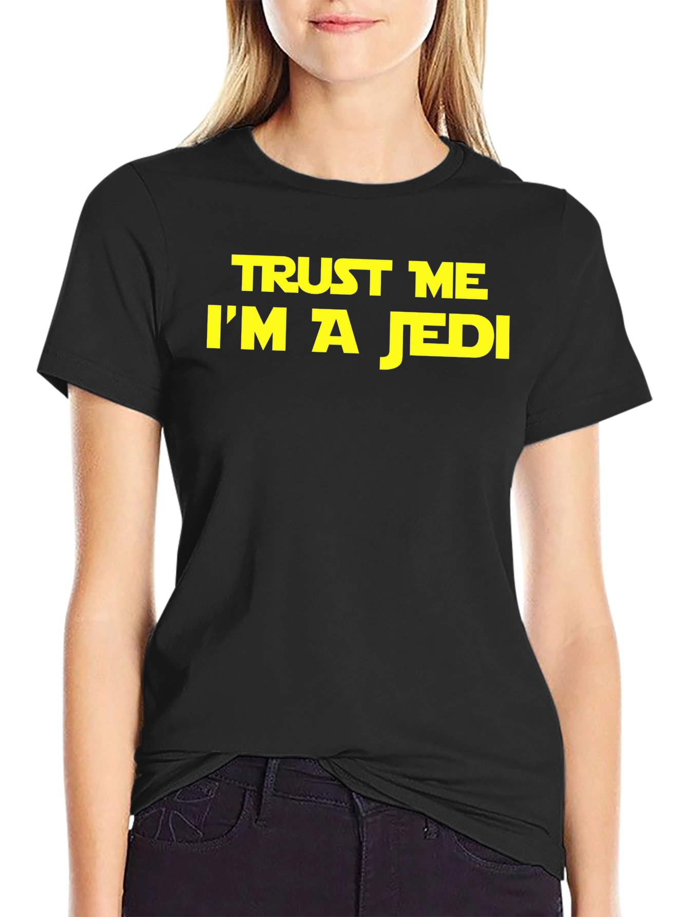 Trust Me Im A Jedi T-Shirt - Black