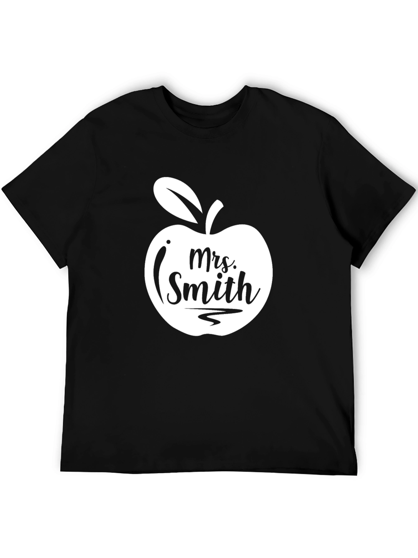 Mrs. Smith Teacher Apple T-Shirt