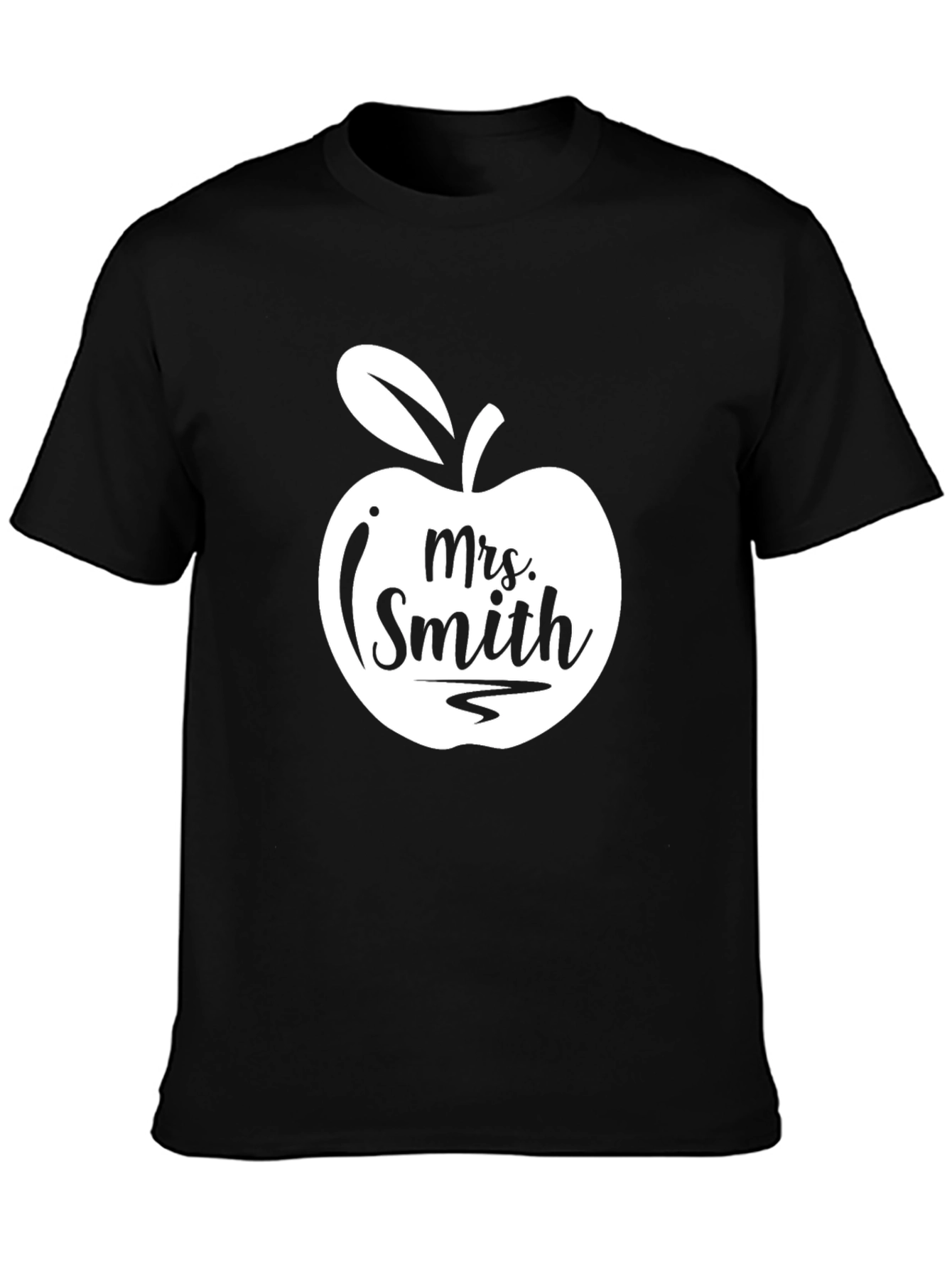 Mrs. Smith Teacher Apple T-Shirt