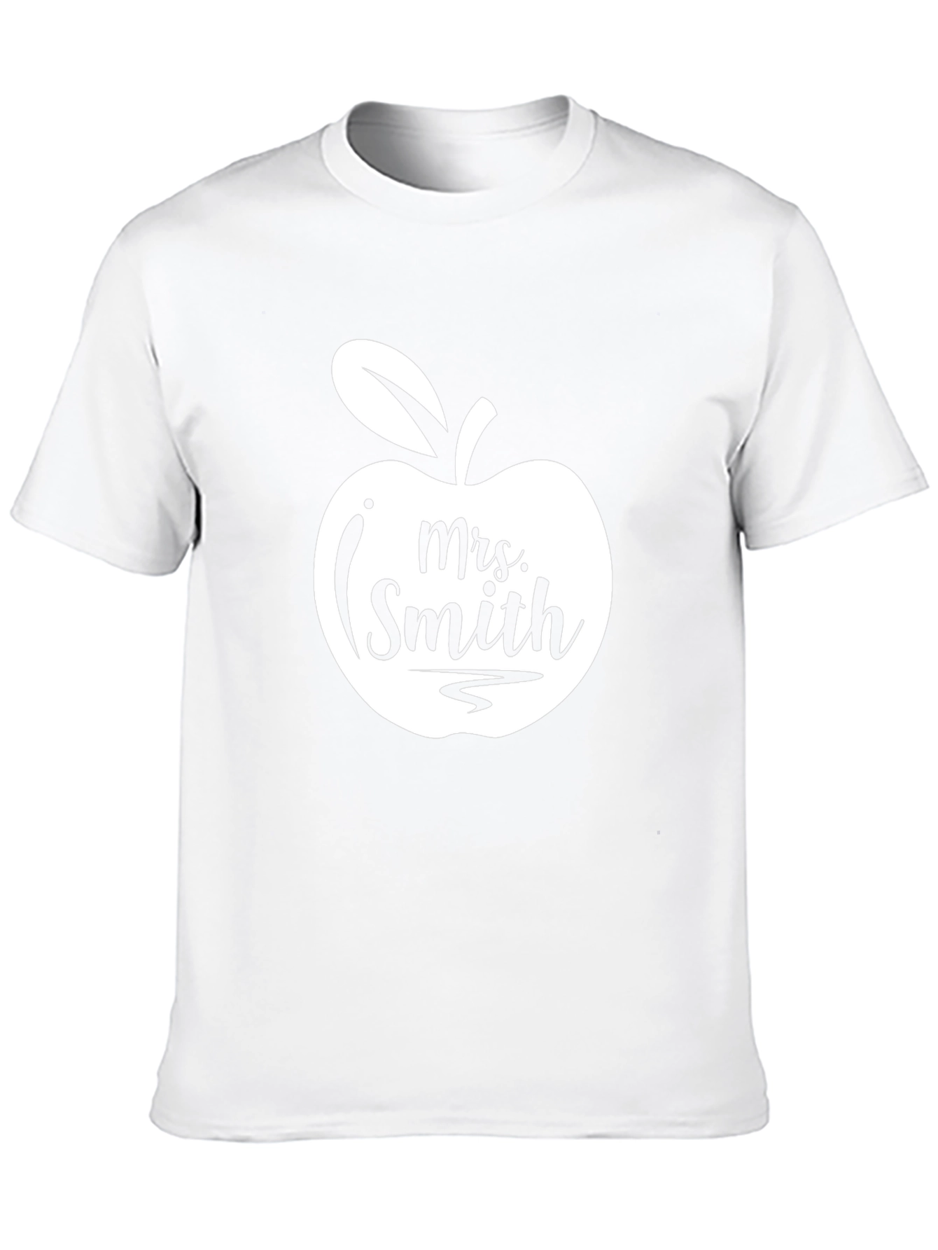 Mrs. Smith Teacher Apple T-Shirt