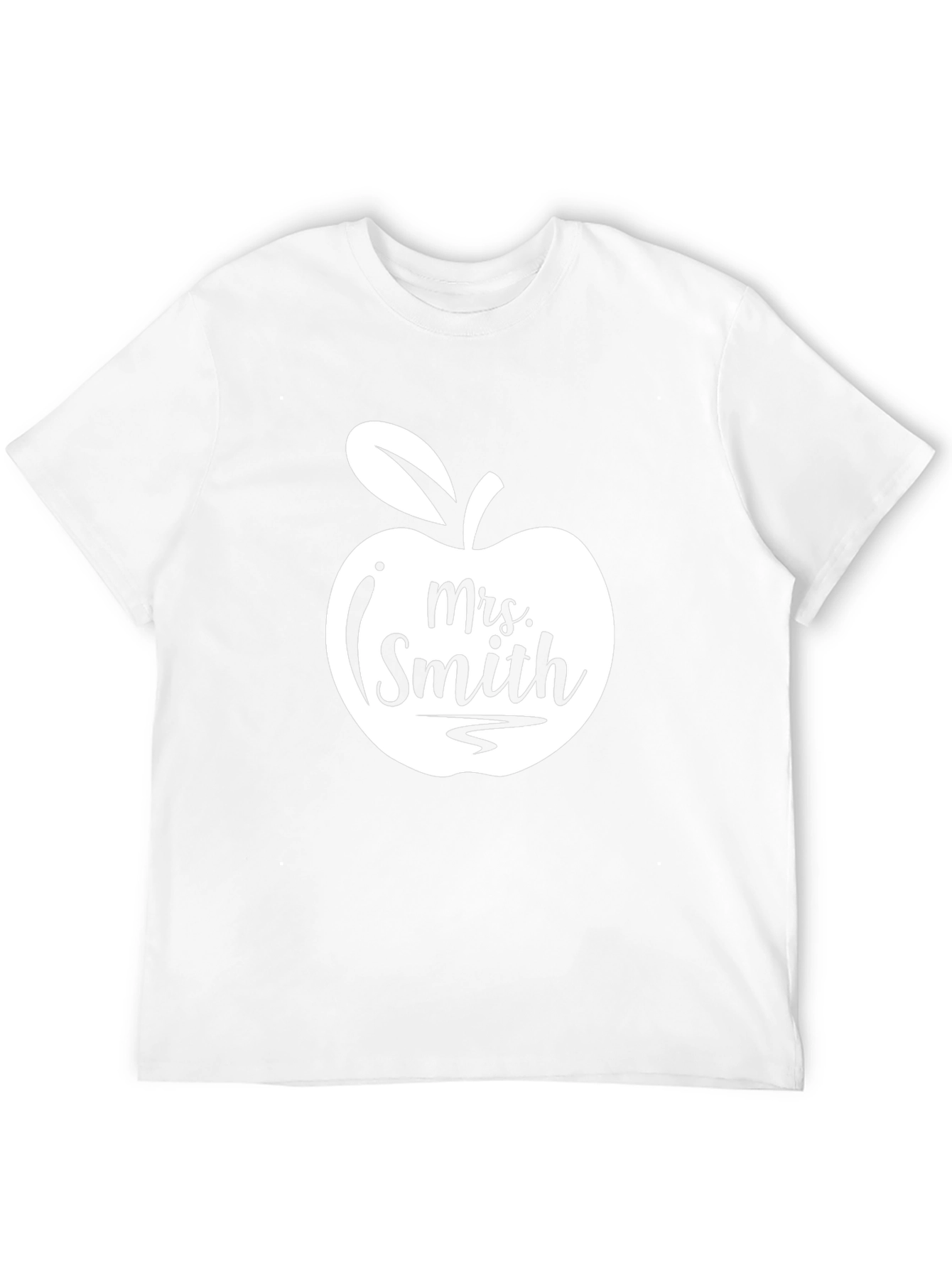 Mrs. Smith Teacher Apple T-Shirt