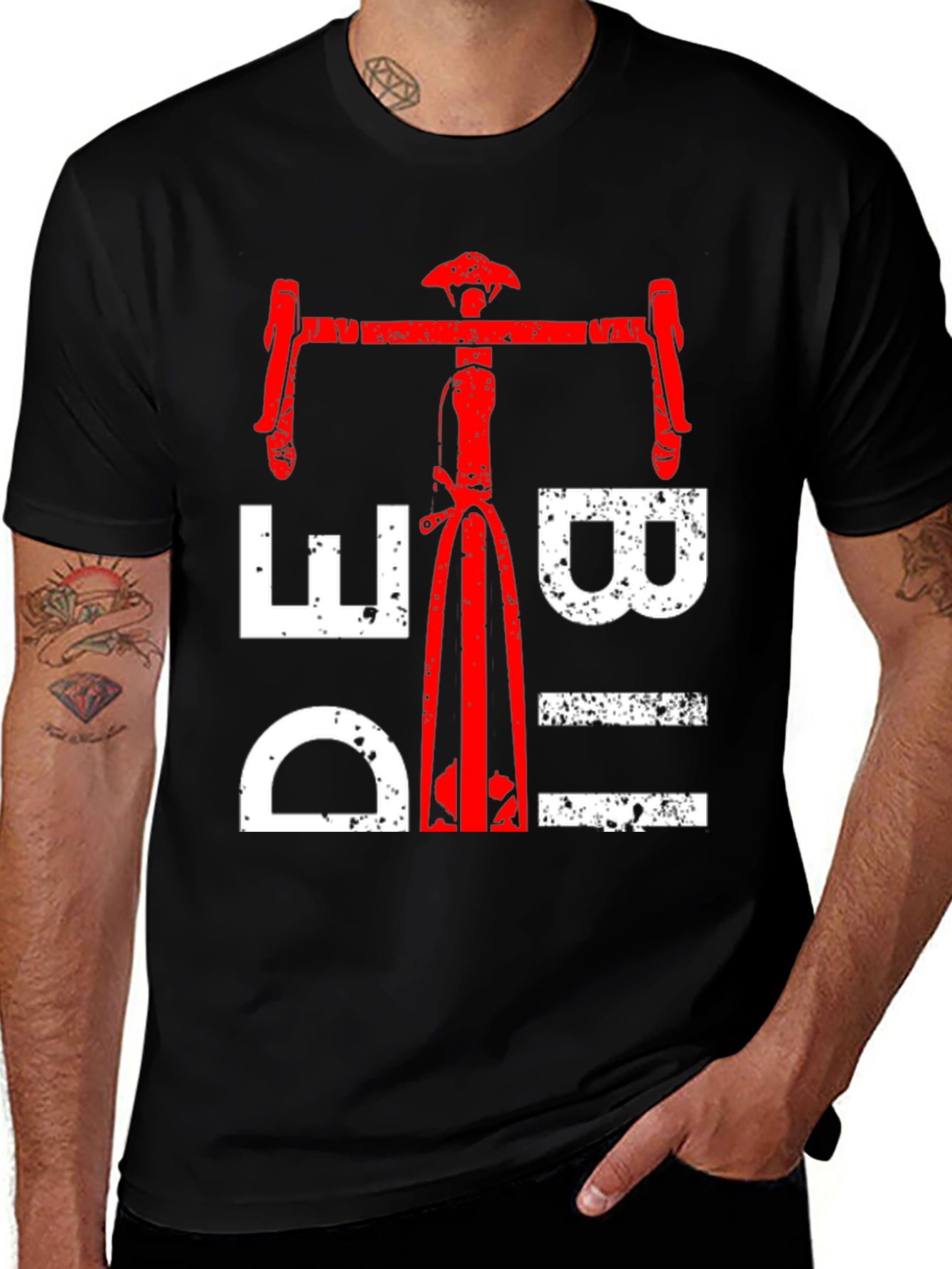 Cycling Graphic Tee - De Bile Design