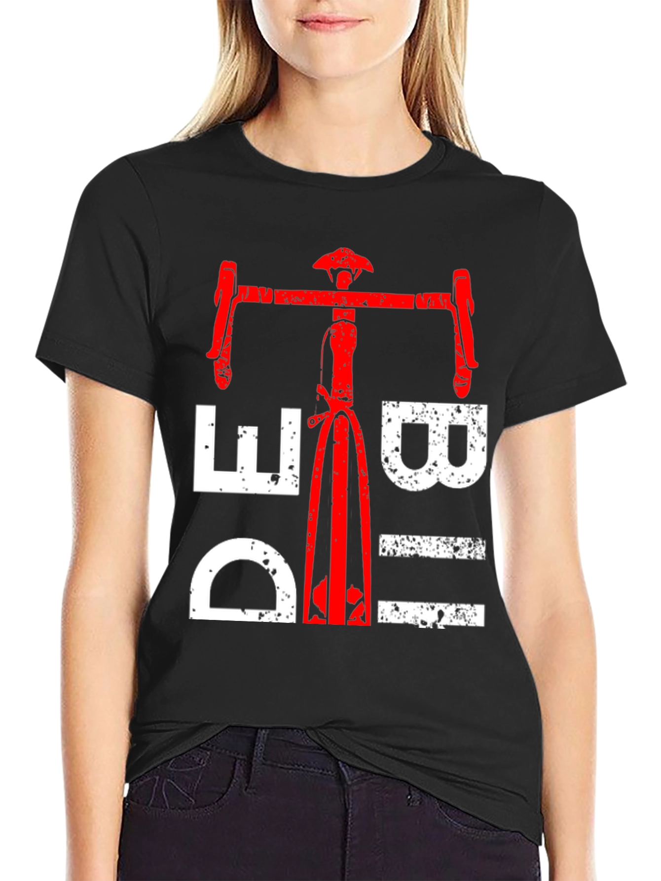 Cycling Graphic Tee - De Bile Design