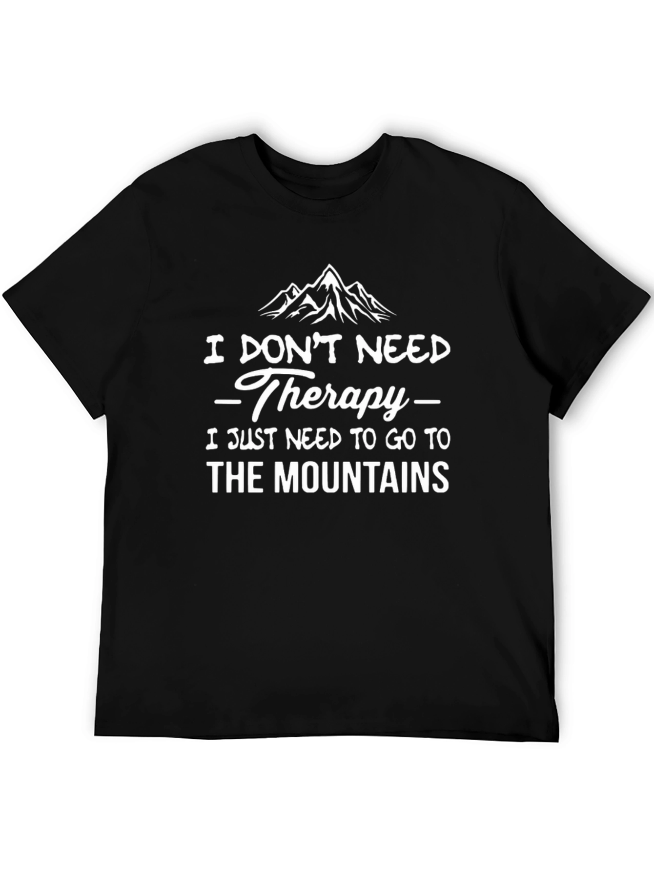 Mountain Therapy T-Shirt - Black