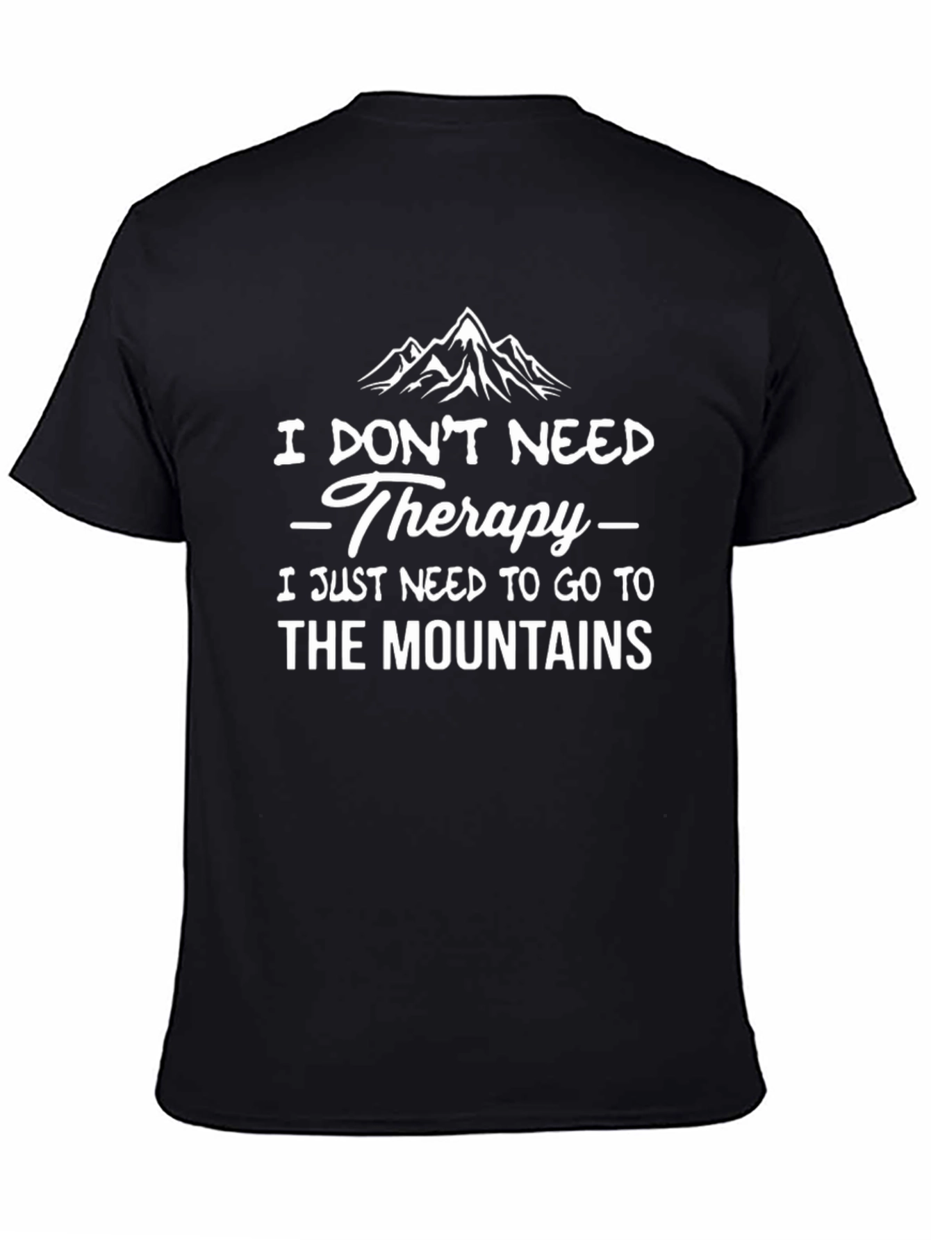 Mountain Therapy T-Shirt - Black