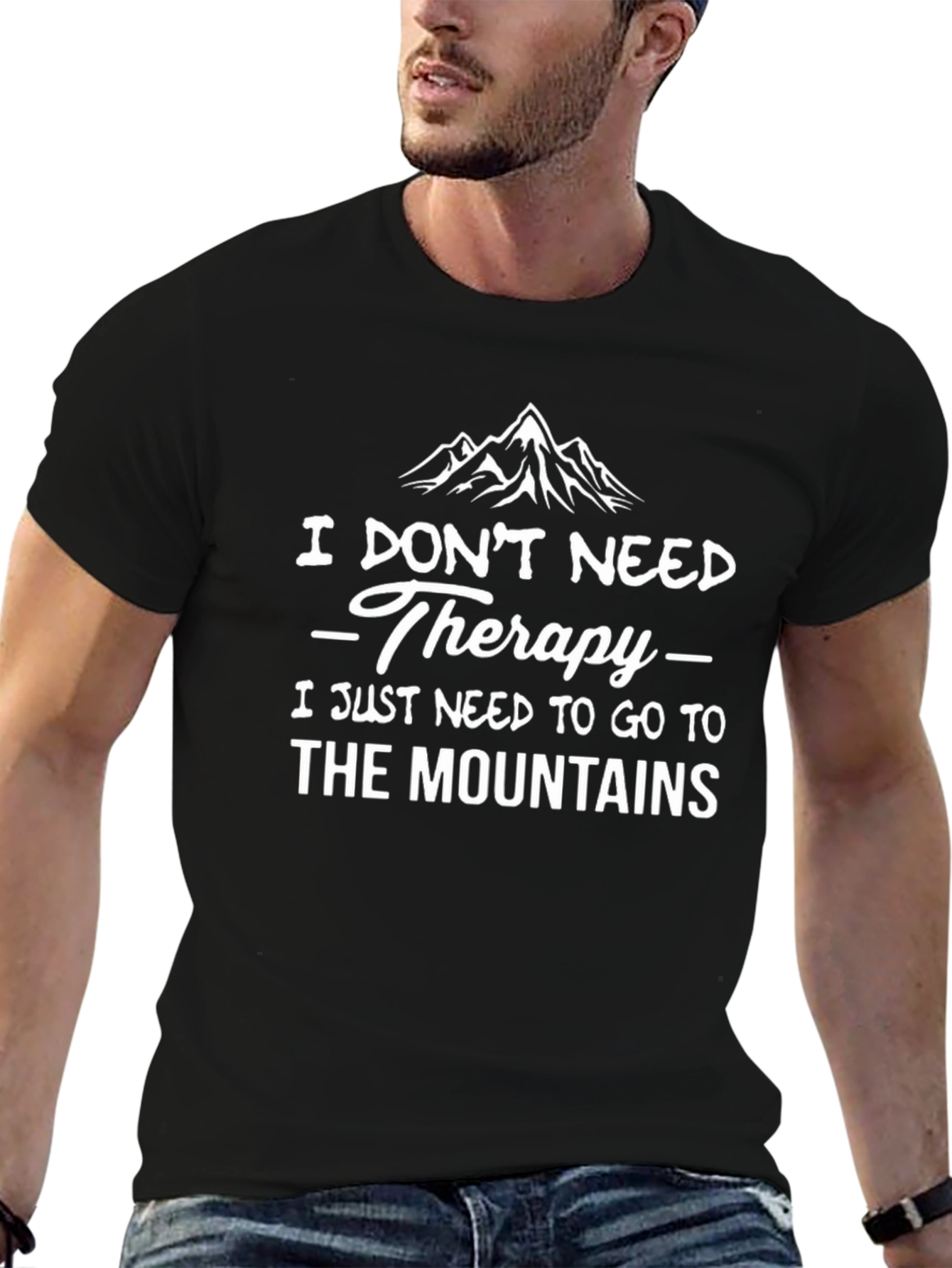 Mountain Therapy T-Shirt - Black