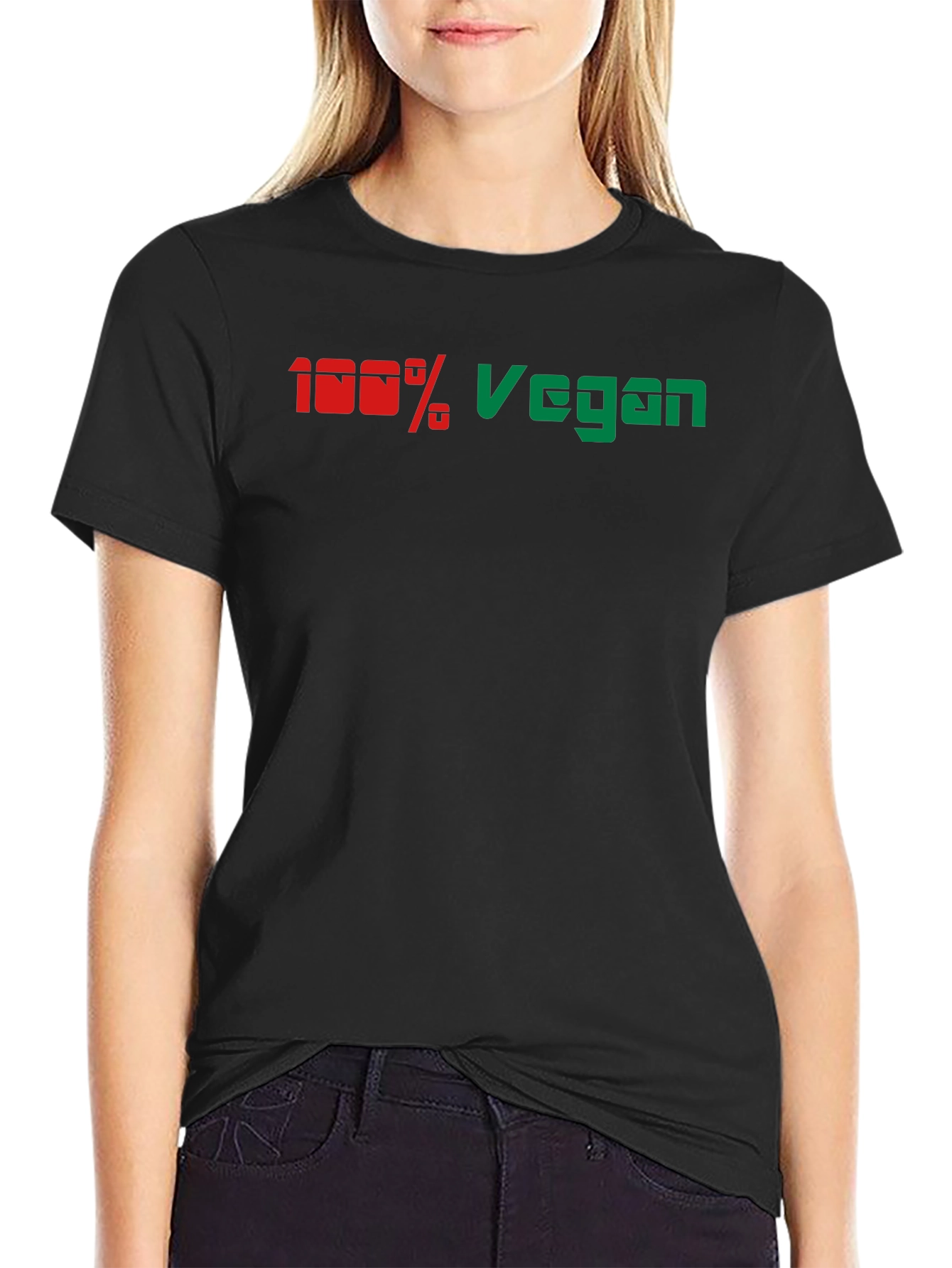 100% Vegan Graphic Tee - Stylish & Comfortable