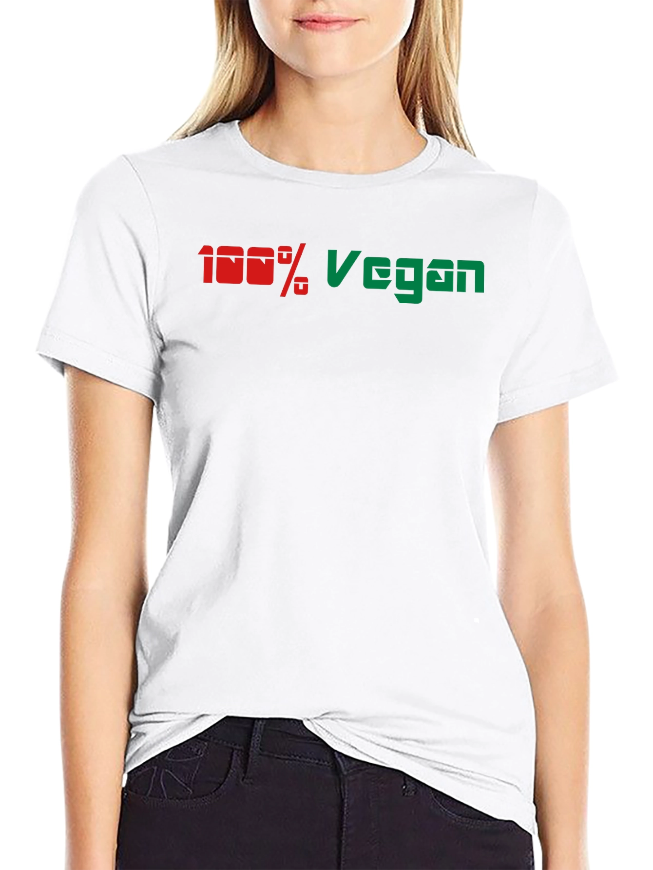 100% Vegan Graphic Tee - Stylish & Comfortable