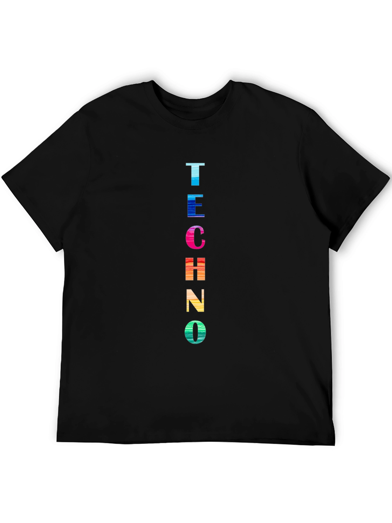 TECHNO Graphic T-Shirt - Modern Rave Style