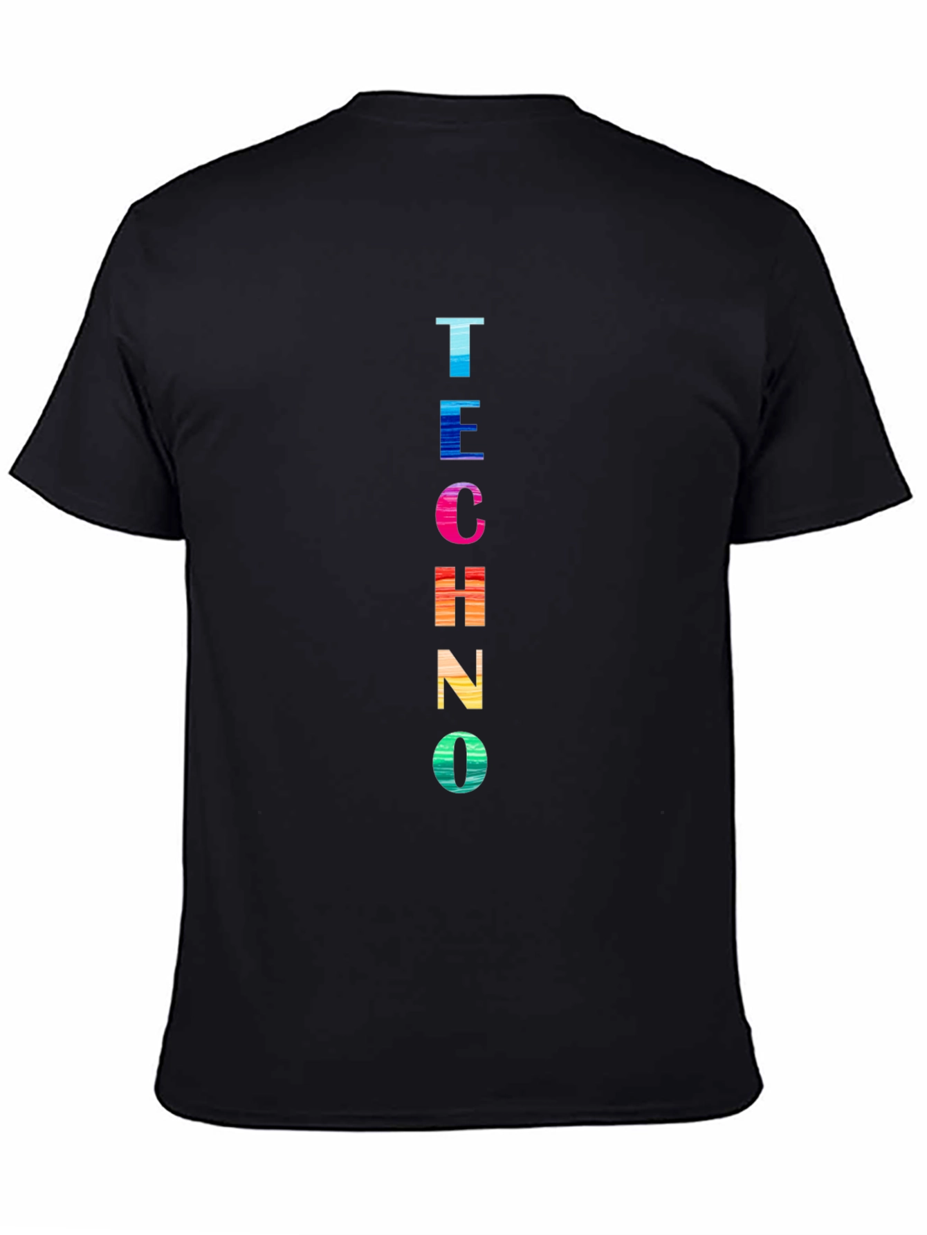 TECHNO Graphic T-Shirt - Modern Rave Style