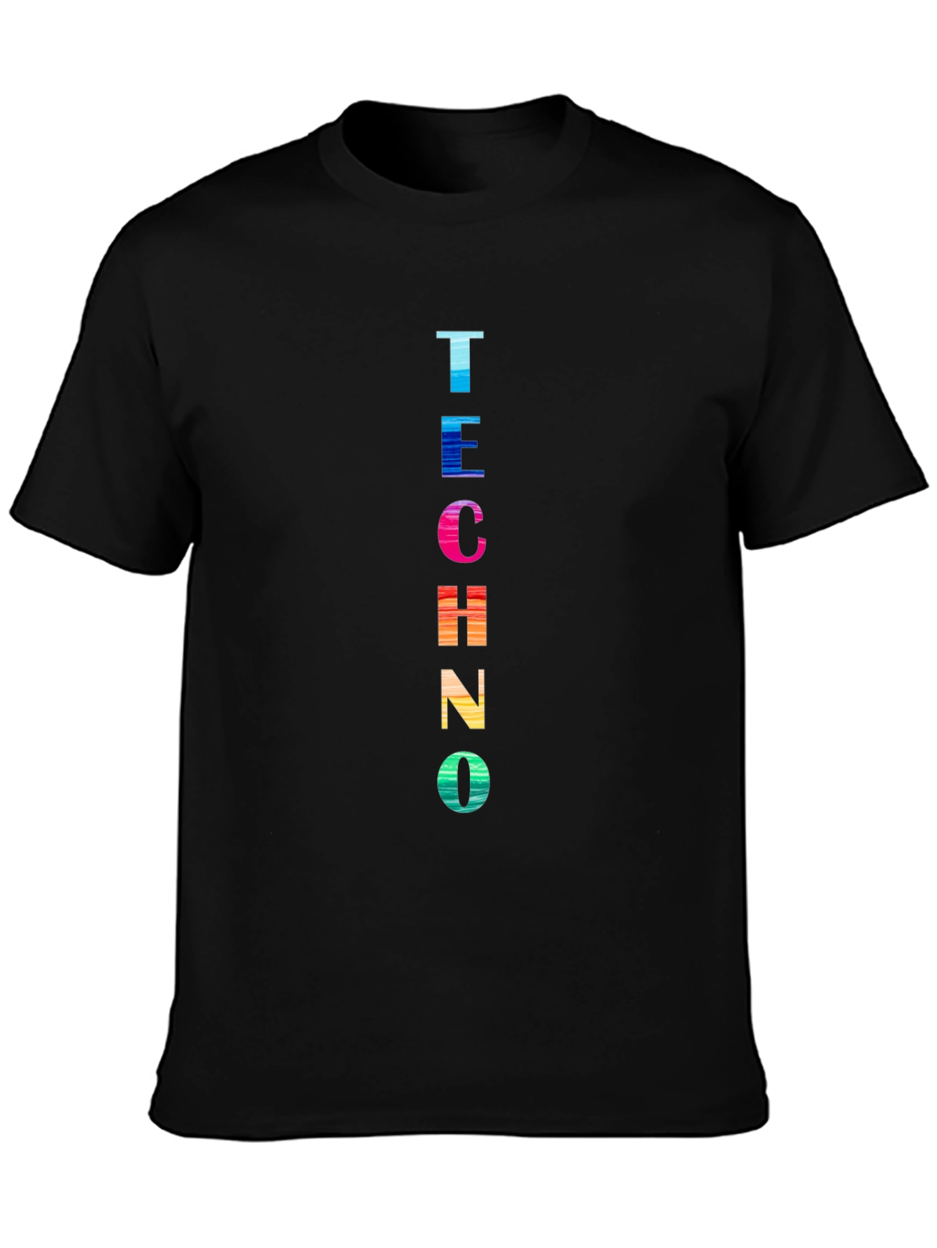 TECHNO Graphic T-Shirt - Modern Rave Style