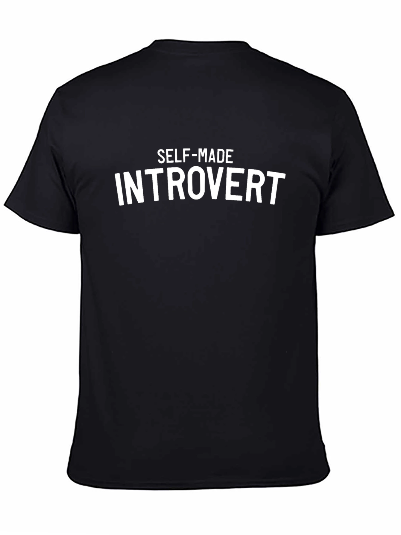 Self-Made Introvert Graphic Tee - Black
