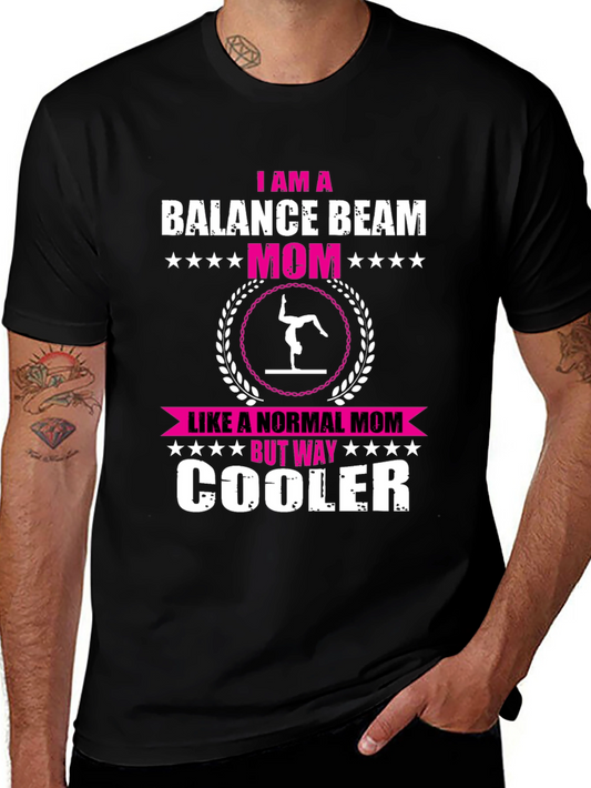 Balance Beam Mom Graphic T-Shirt