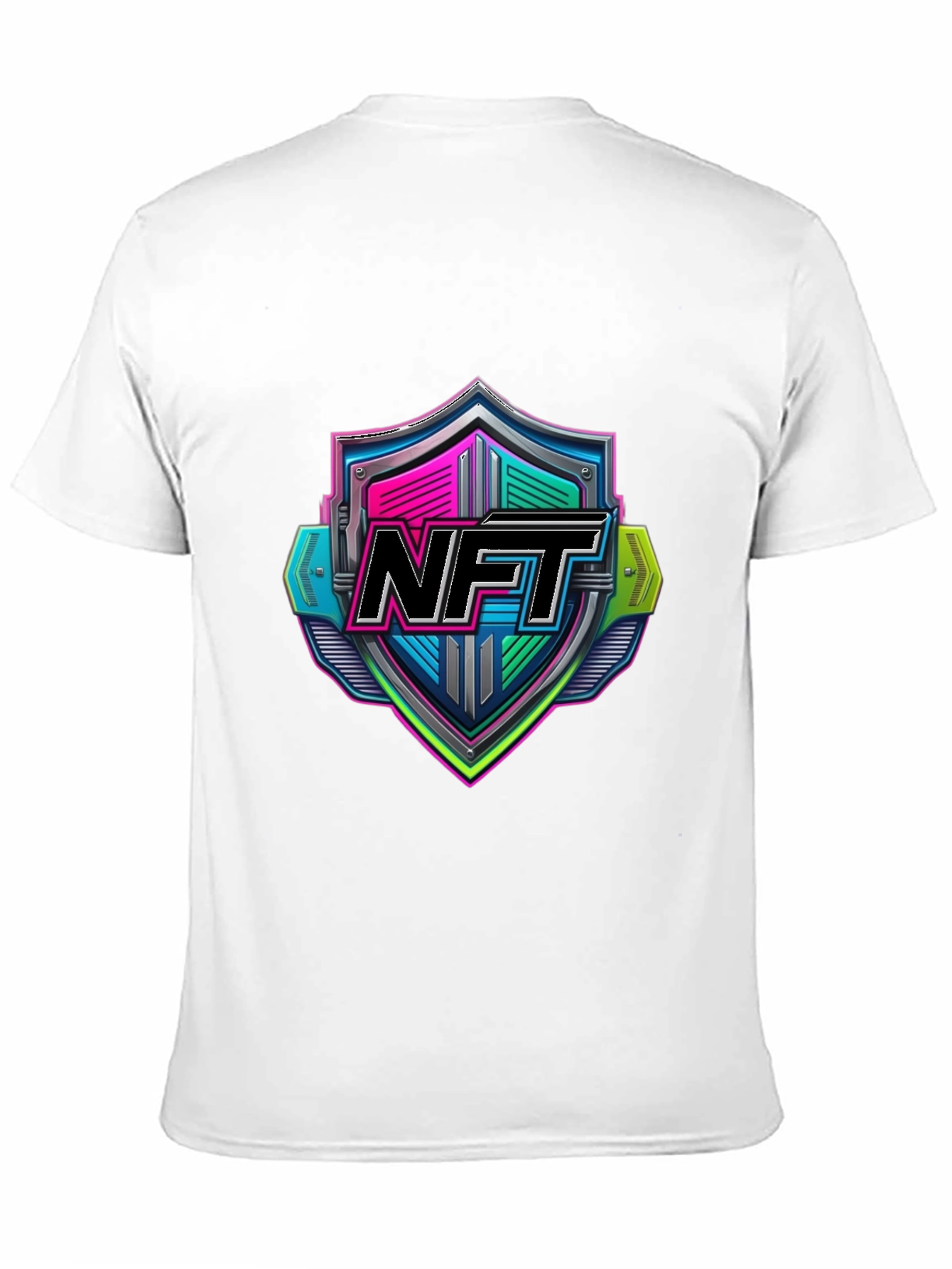 NFT Shield Graphic T-Shirt - Black