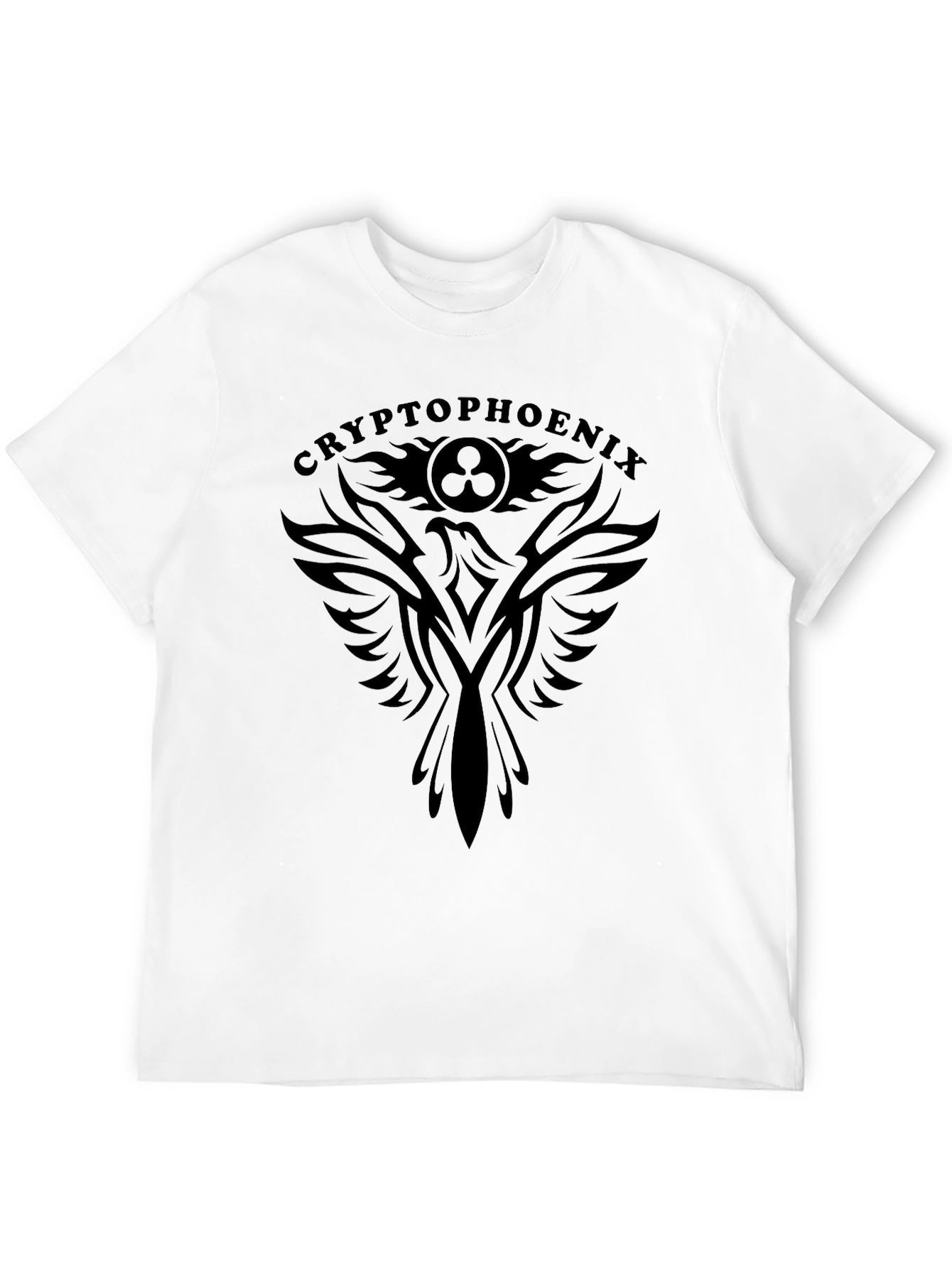 CryptoPhoenix Black Graphic Tee