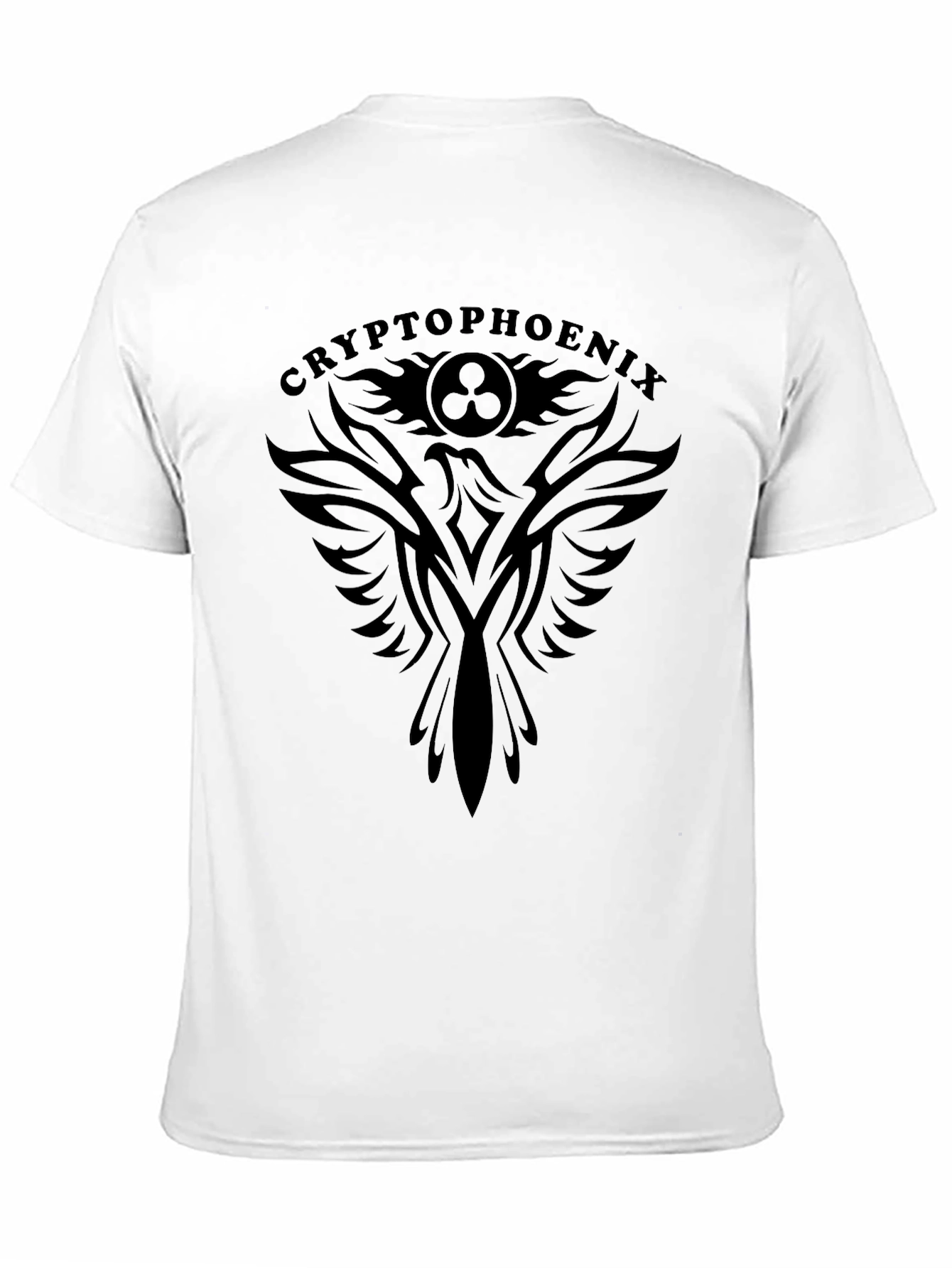CryptoPhoenix Black Graphic Tee