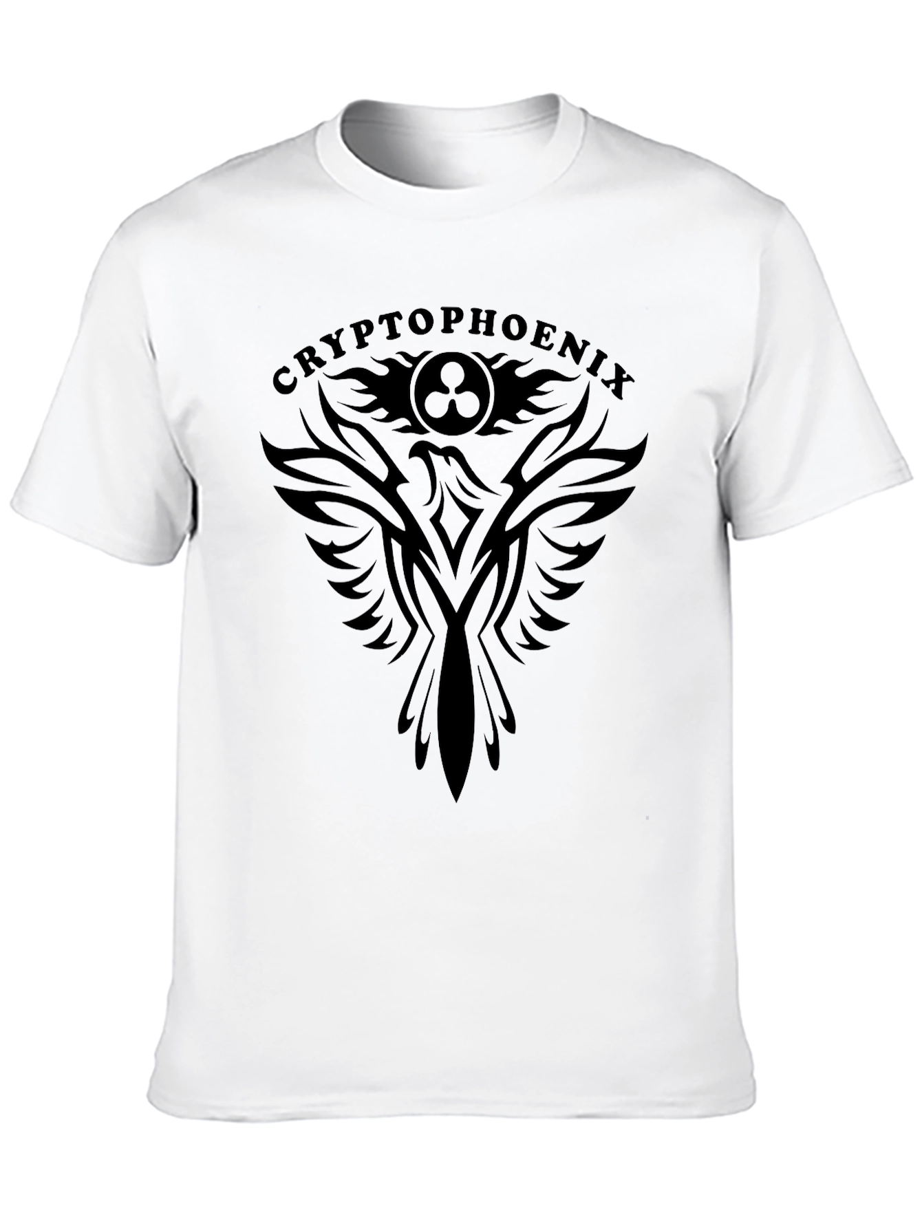 CryptoPhoenix Black Graphic Tee