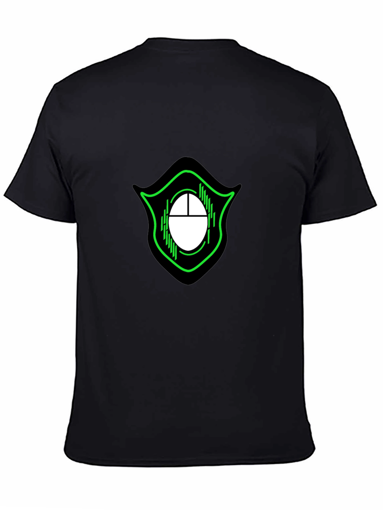 Gaming Mouse Logo Black Cotton Tee
