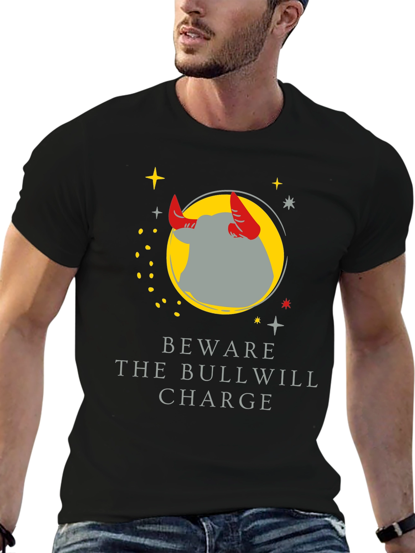 Beware the Bullwill Charge Graphic Tee