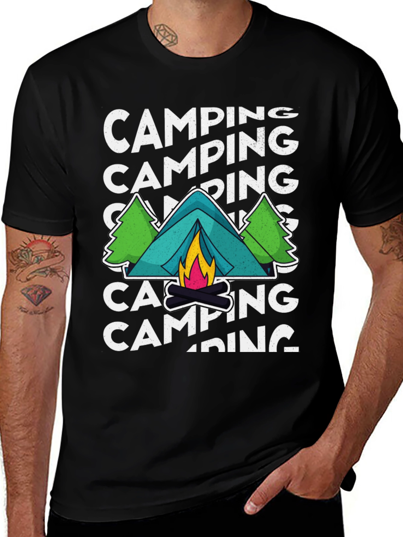 Camping Adventure Graphic Tee