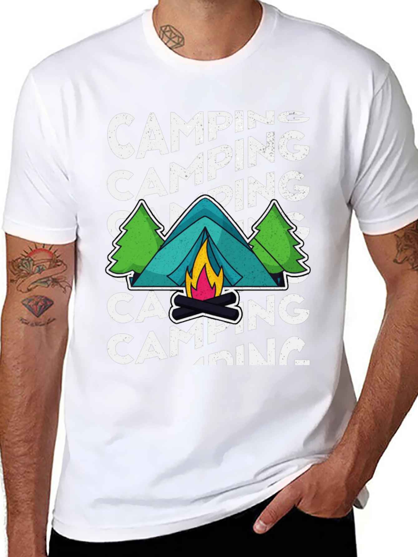 Camping Adventure Graphic Tee