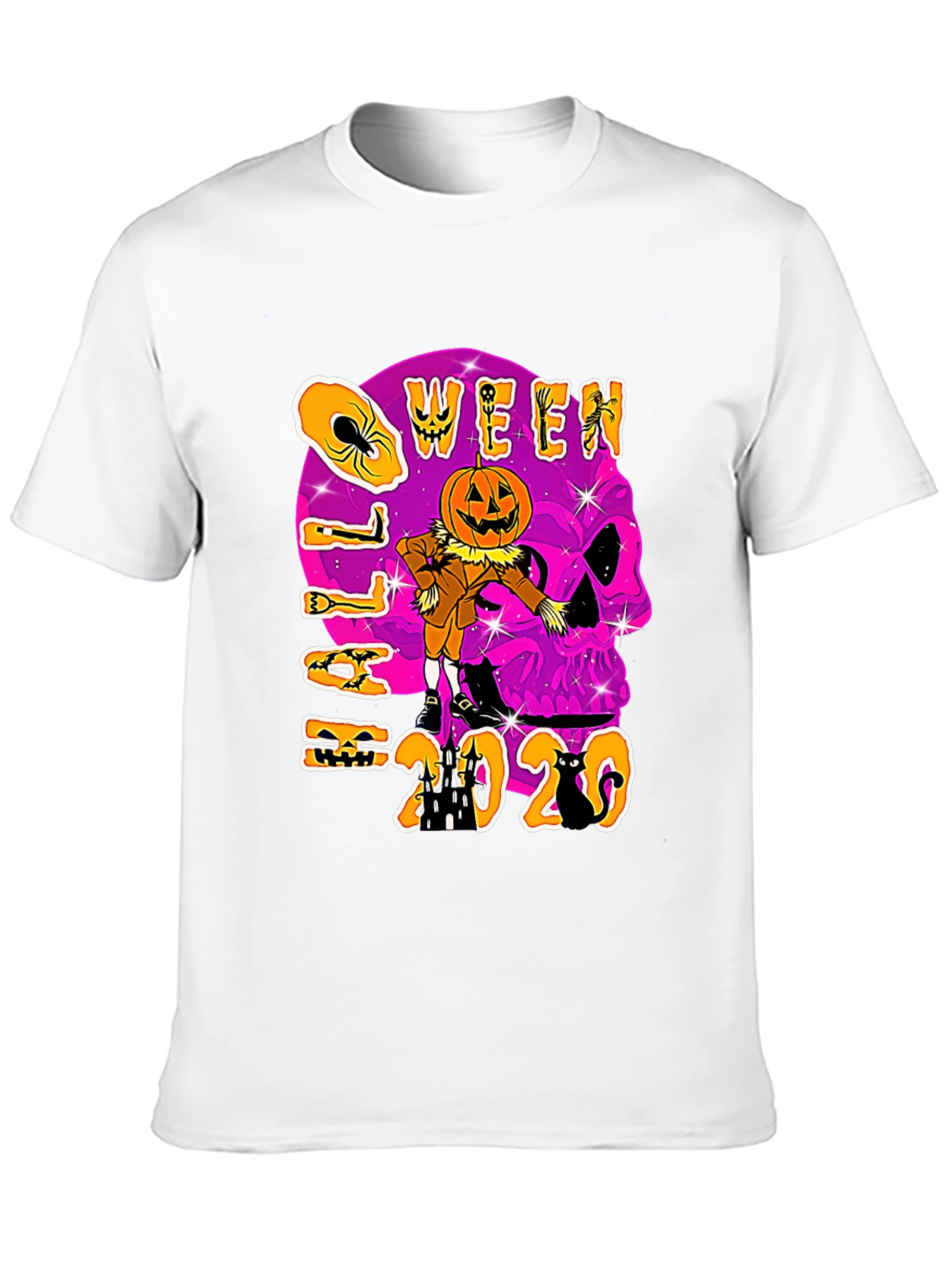 Halloween 2020 T-Shirt Skull Pumpkin Scarecrow
