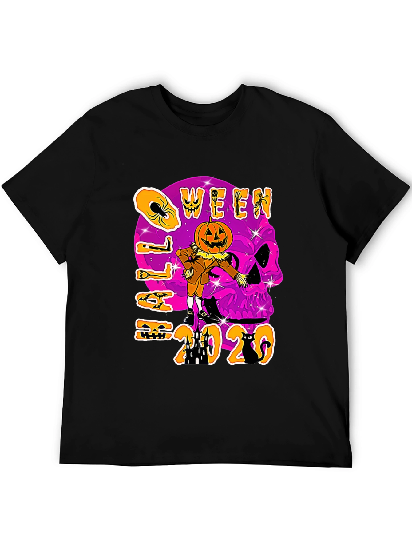 Halloween 2020 T-Shirt Skull Pumpkin Scarecrow