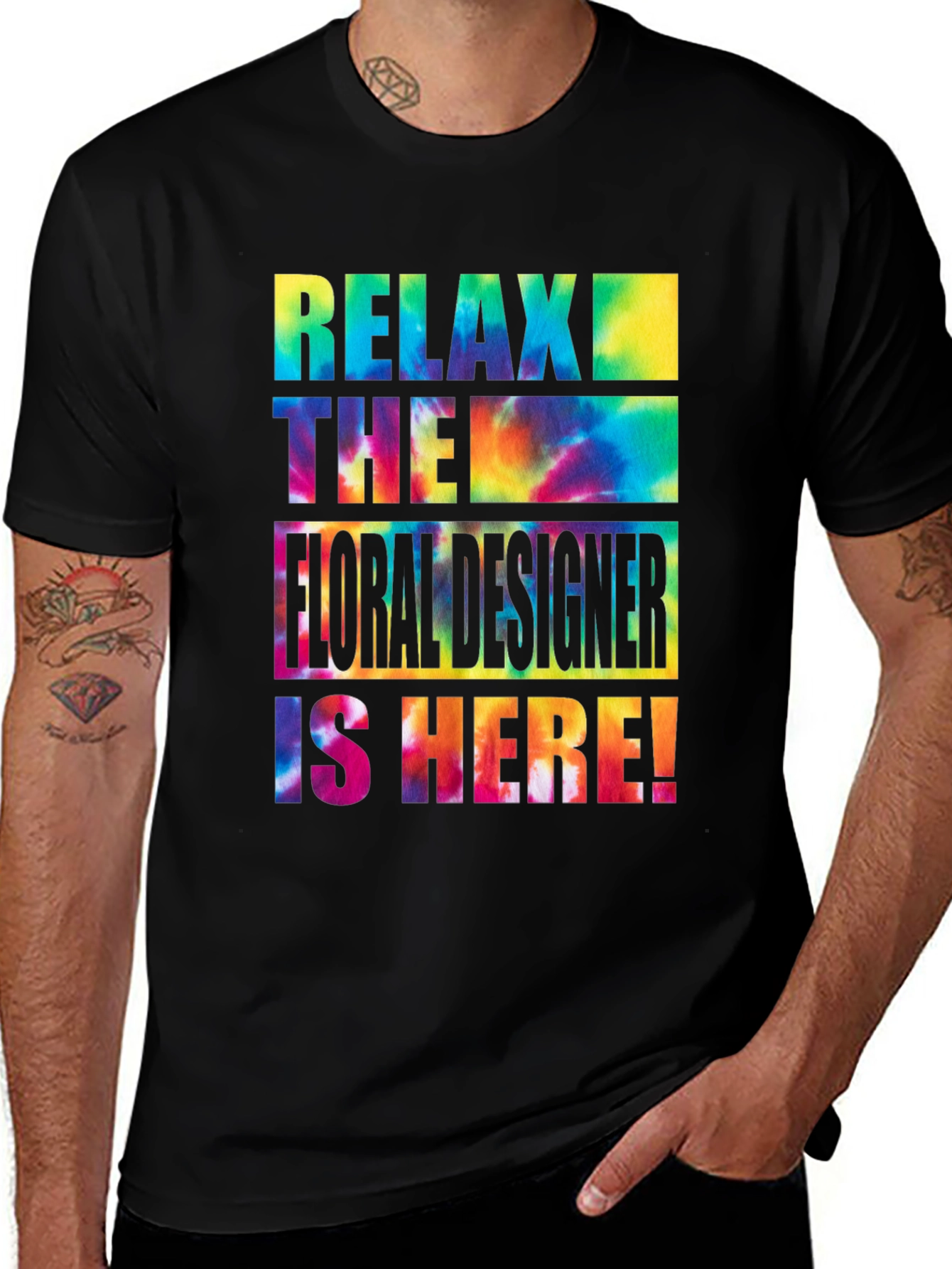 Relax The Floral Designer Is Here T-Shirt