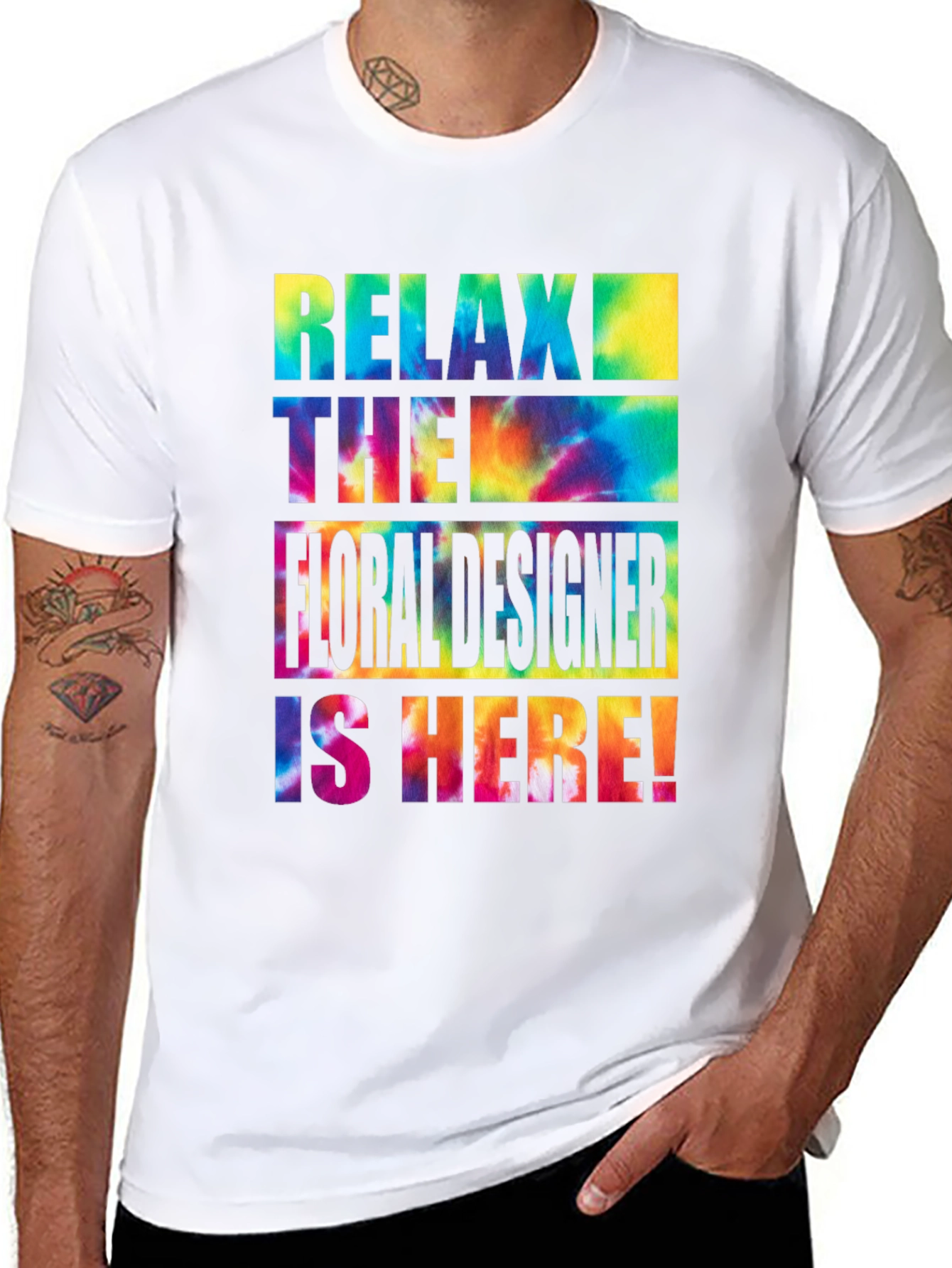 Relax The Floral Designer Is Here T-Shirt