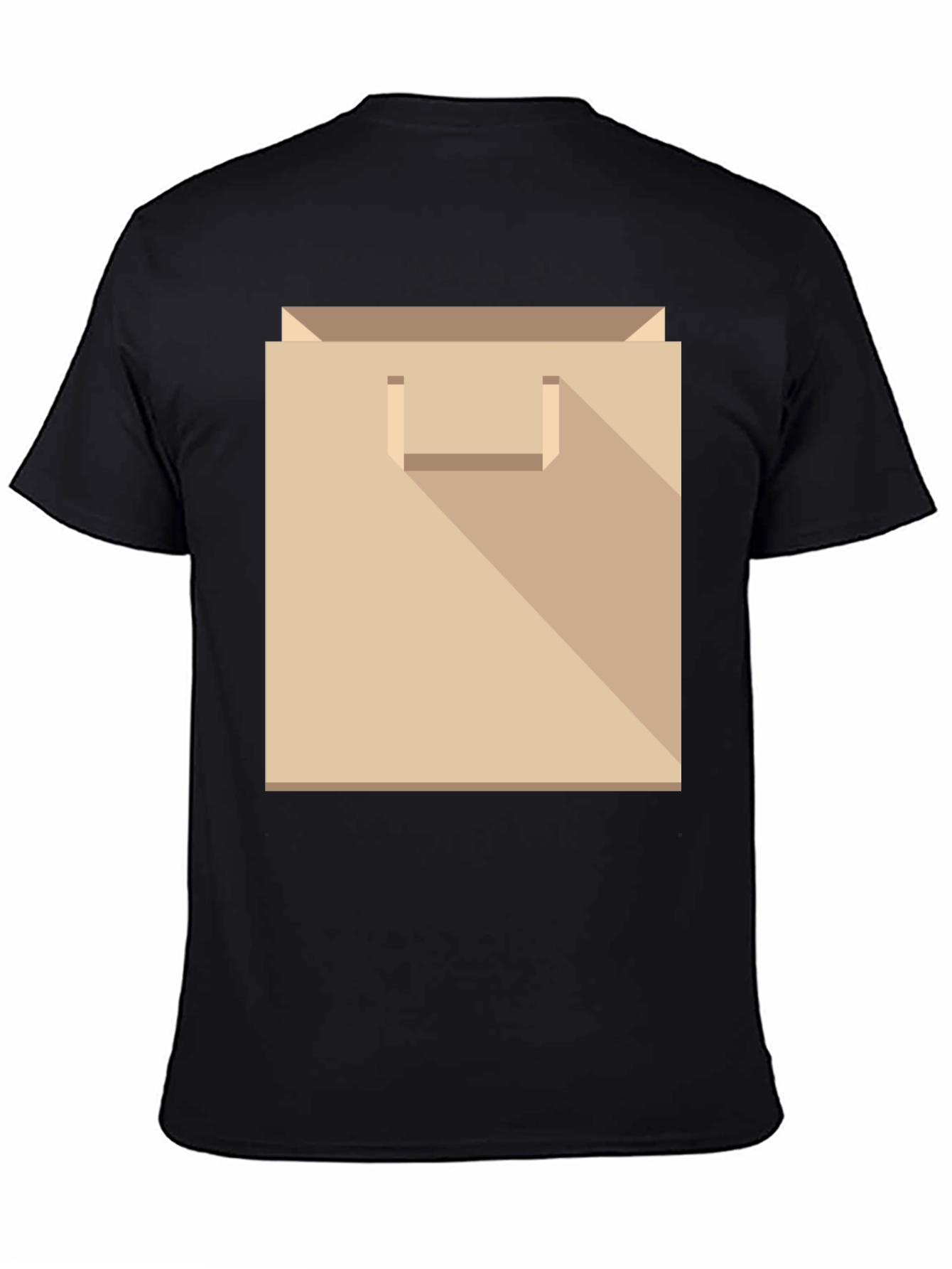 Novelty Paper Bag Graphic T-Shirt
