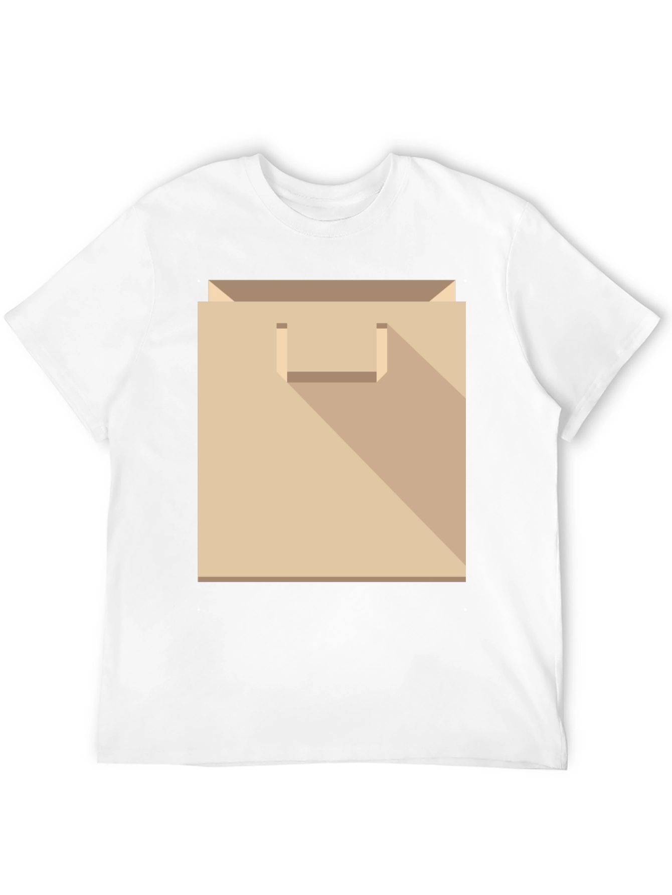 Novelty Paper Bag Graphic T-Shirt