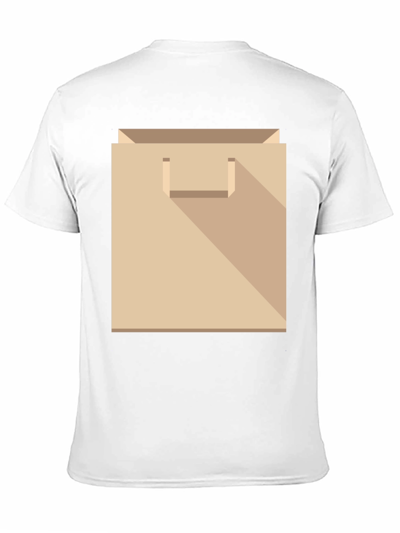 Novelty Paper Bag Graphic T-Shirt