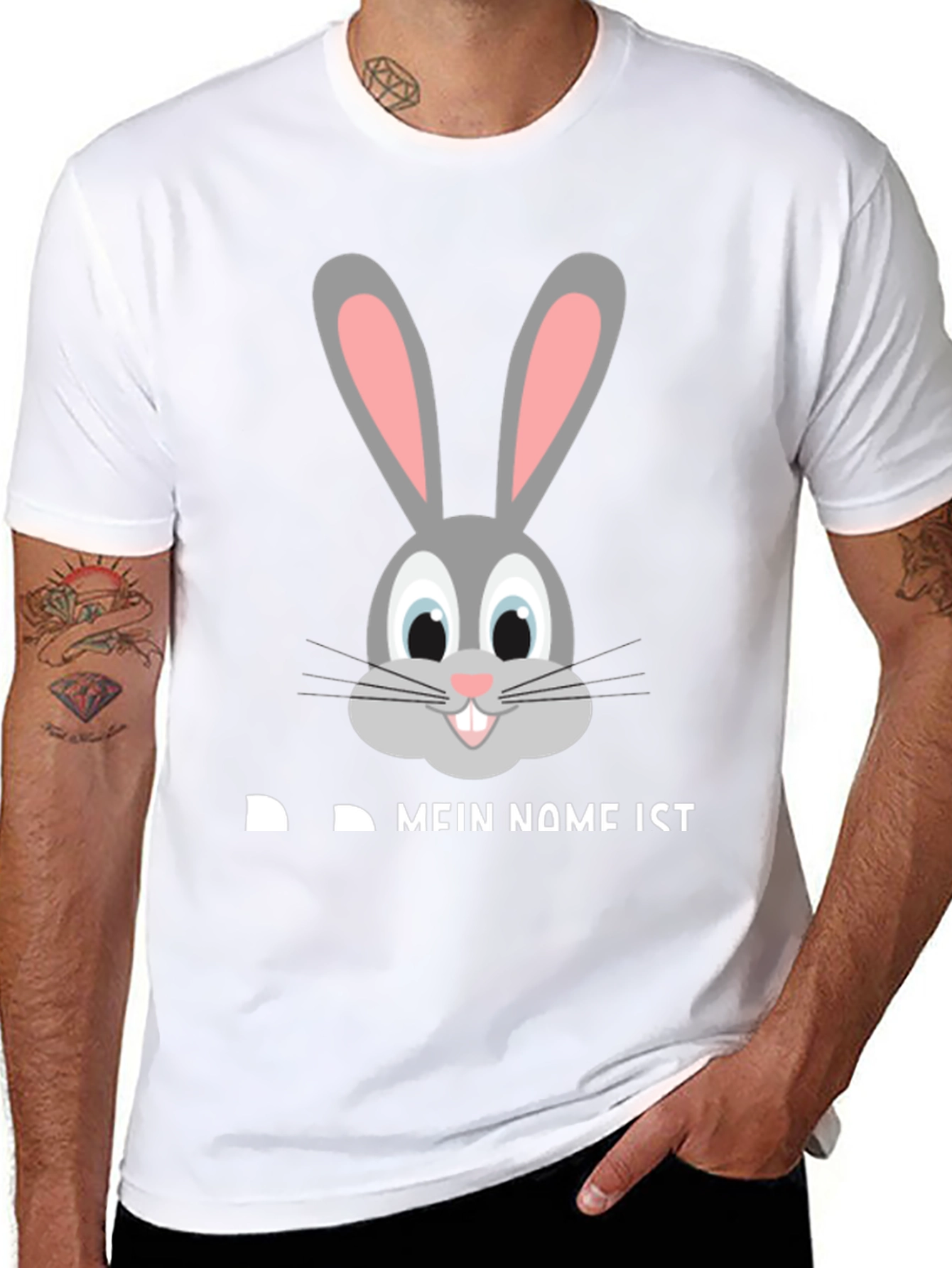 Bunny Face T-Shirt - Thats My Name Rabbit Tee