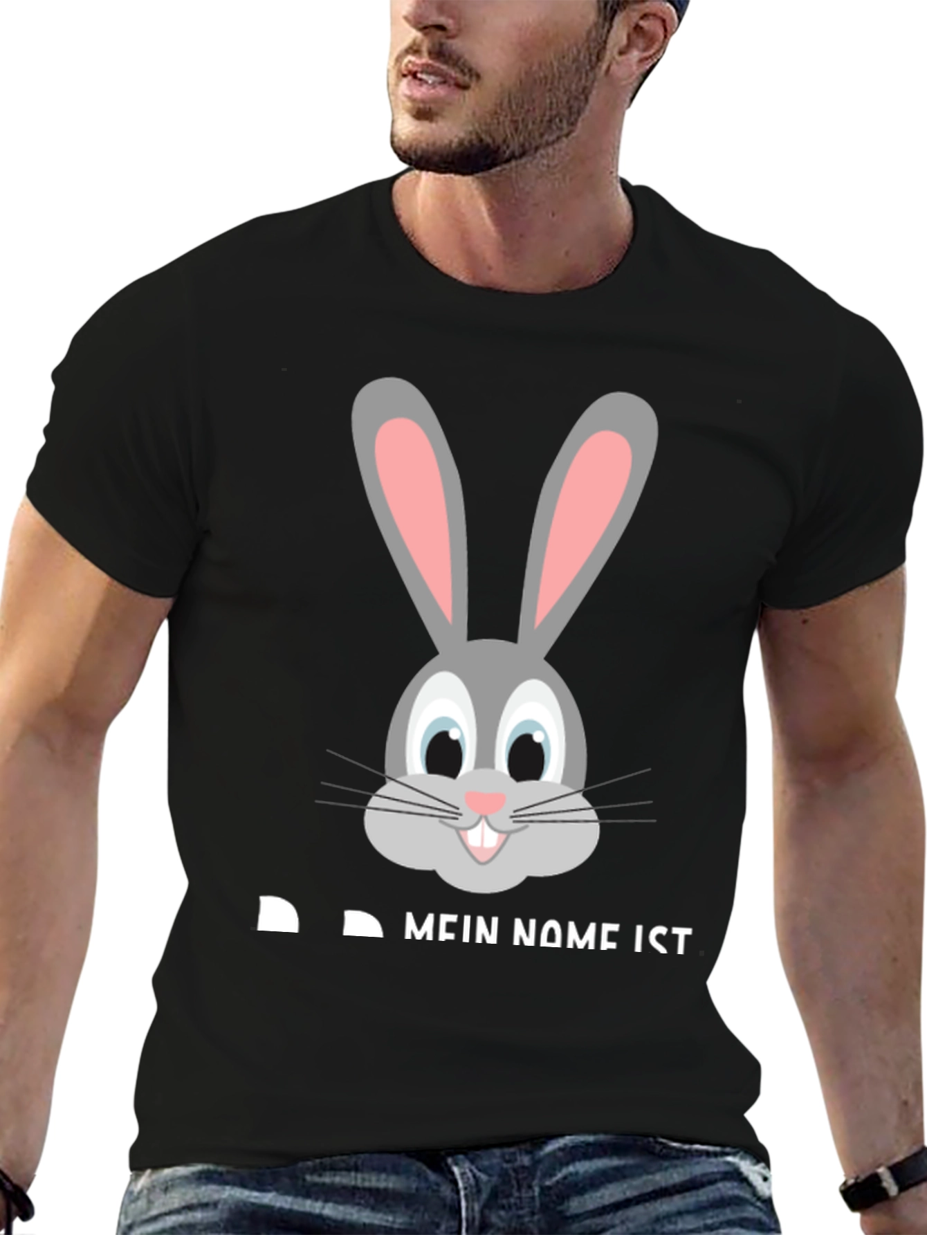 Bunny Face T-Shirt - Thats My Name Rabbit Tee