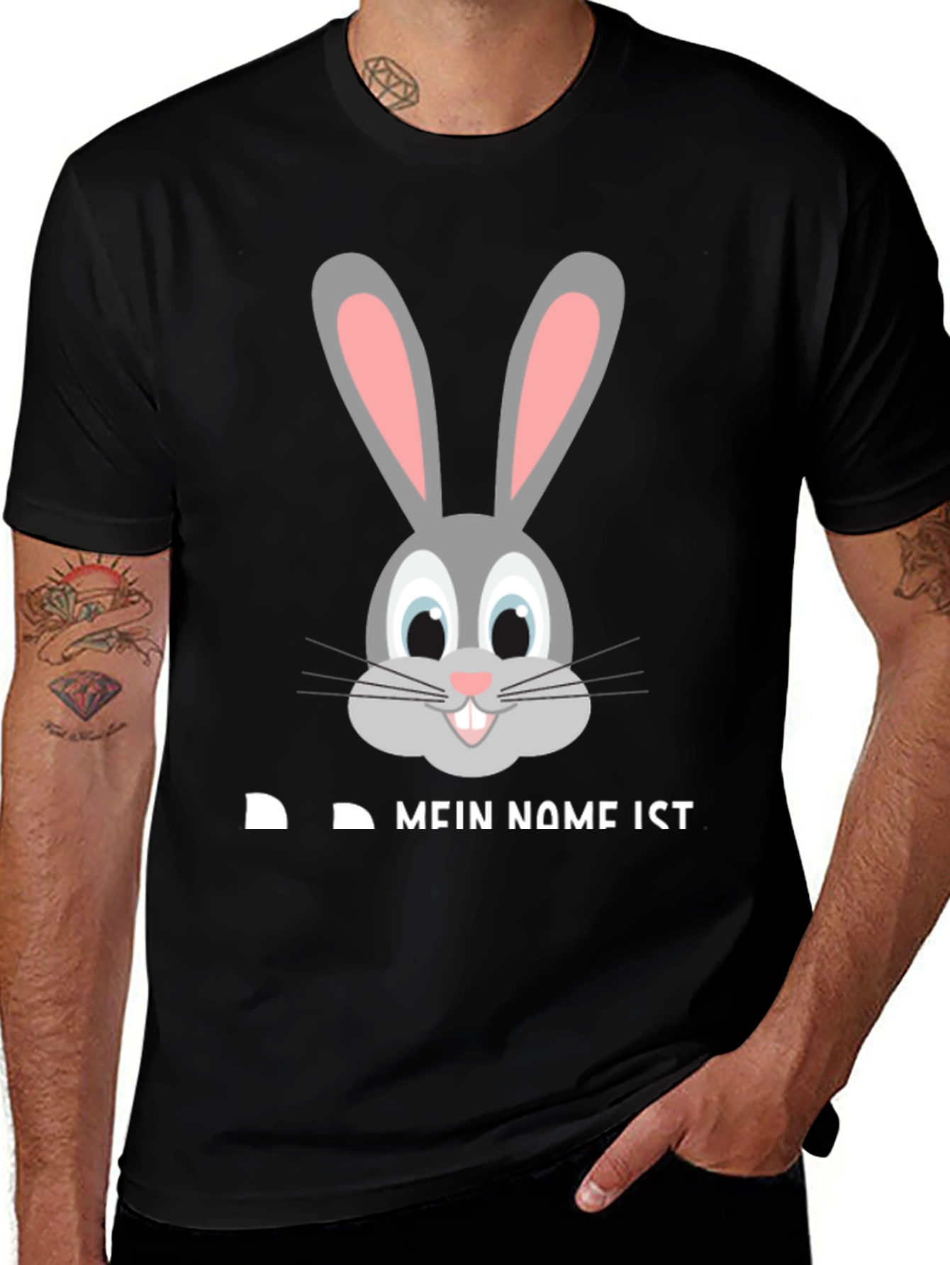 Bunny Face T-Shirt - Thats My Name Rabbit Tee