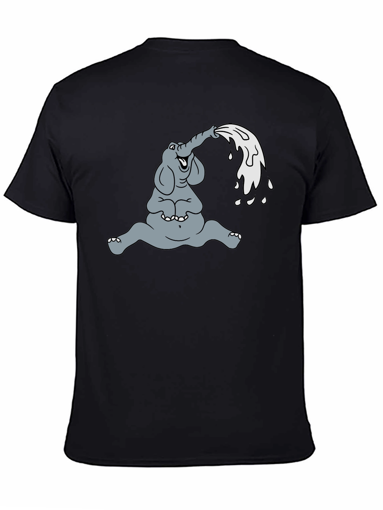 Elephant Cartoon T-Shirt - Funny Animal Graphic Tee