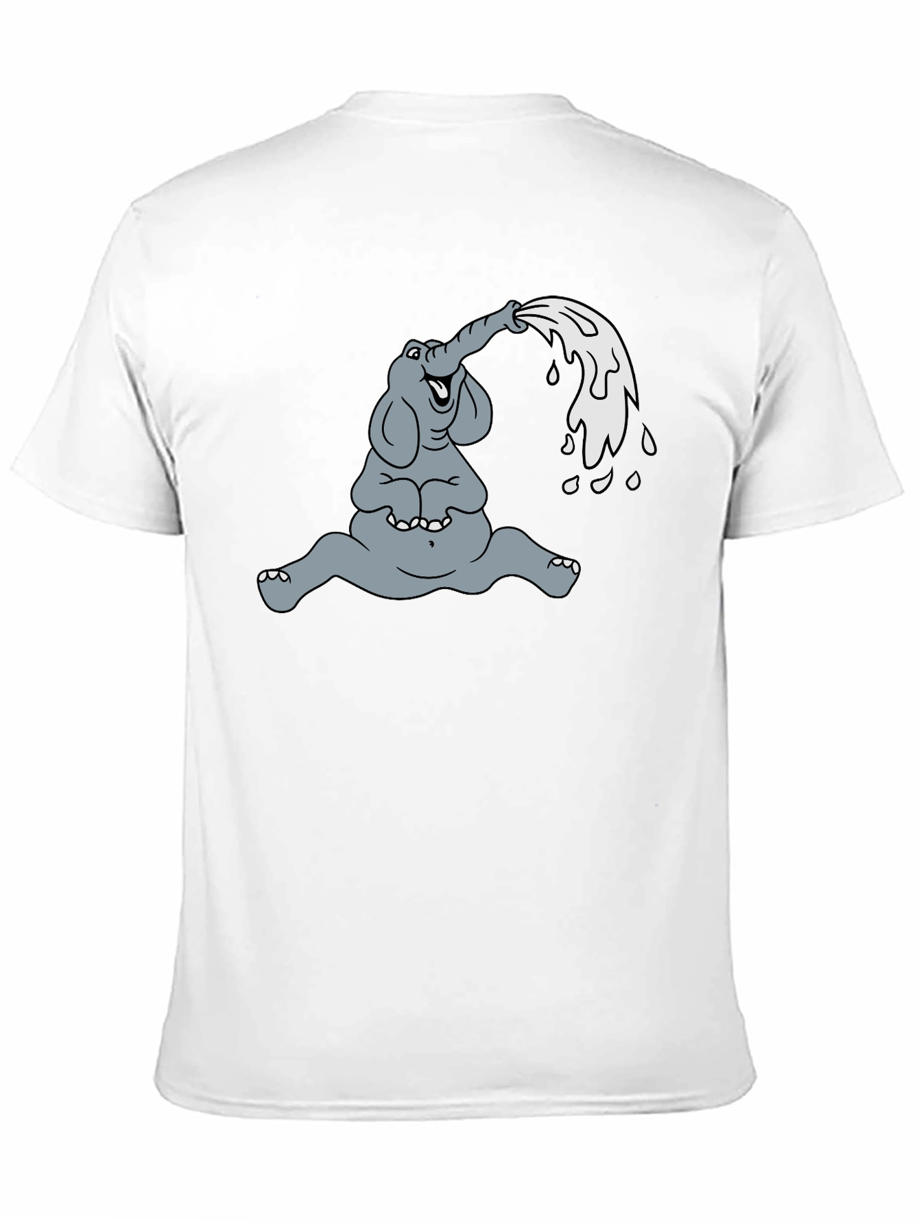 Elephant Cartoon T-Shirt - Funny Animal Graphic Tee