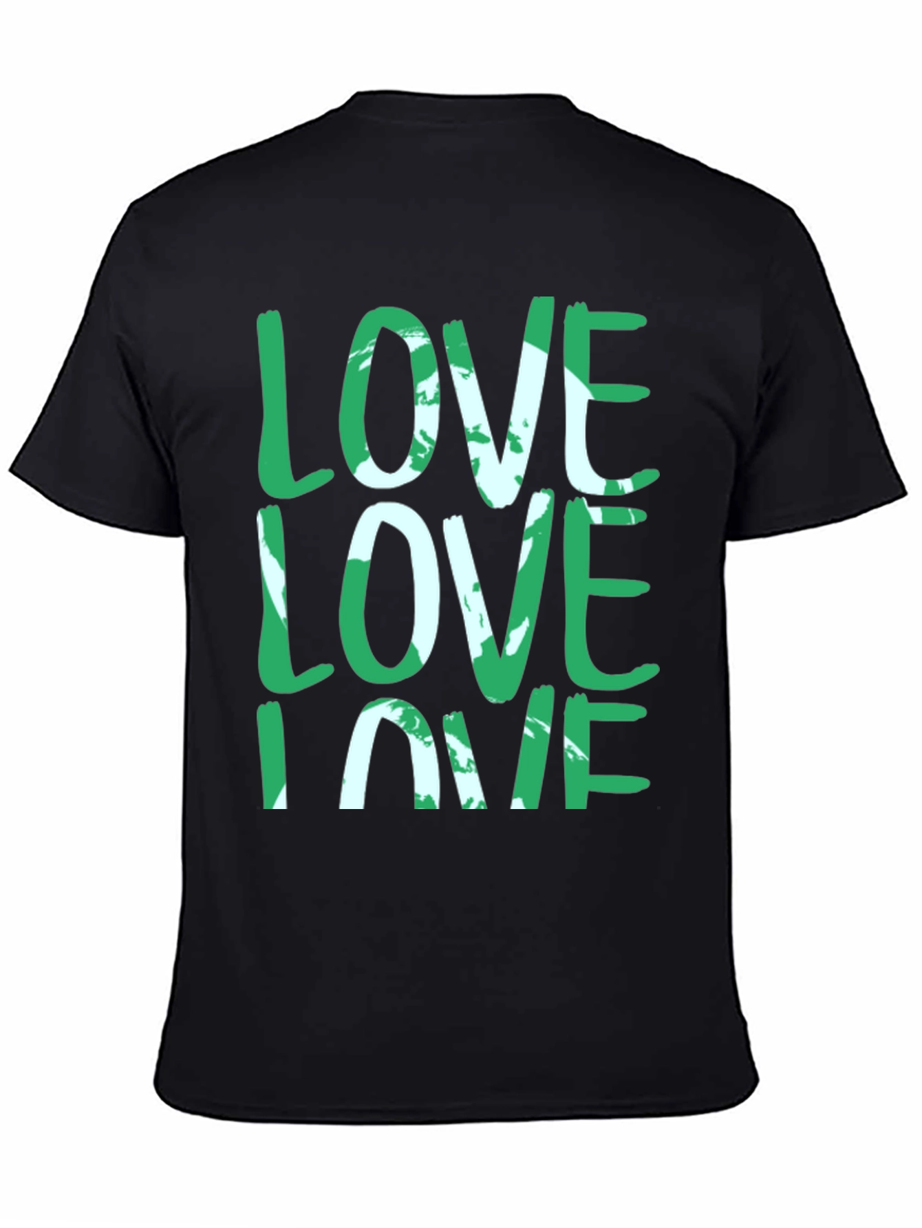LOVE Graphic Tee - Stylish Casual Black T-Shirt